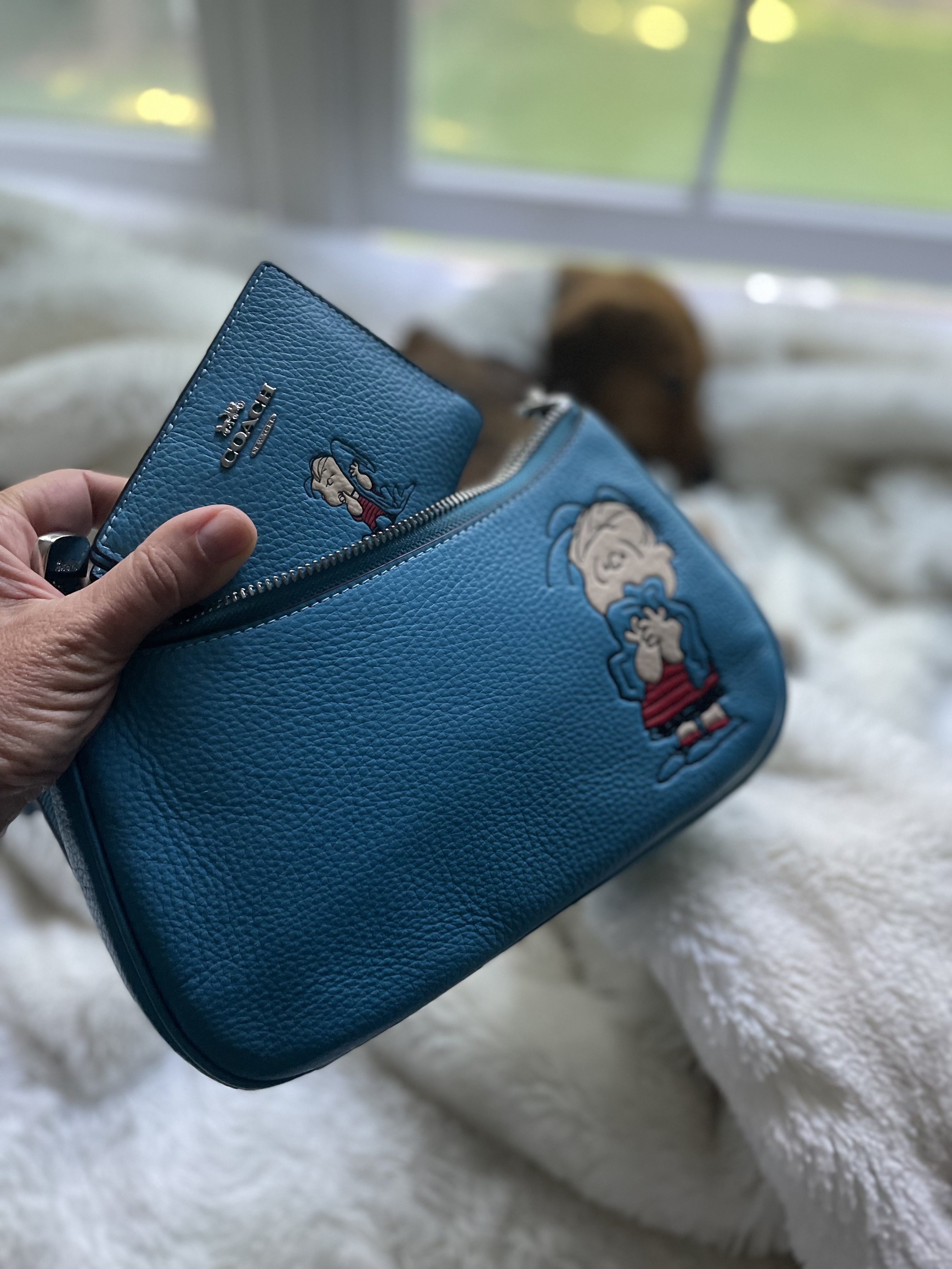 新作 COACH Snap Wallet DENIM ２つ折り財布 ブルー COACH® Outlet | Snap Wallet