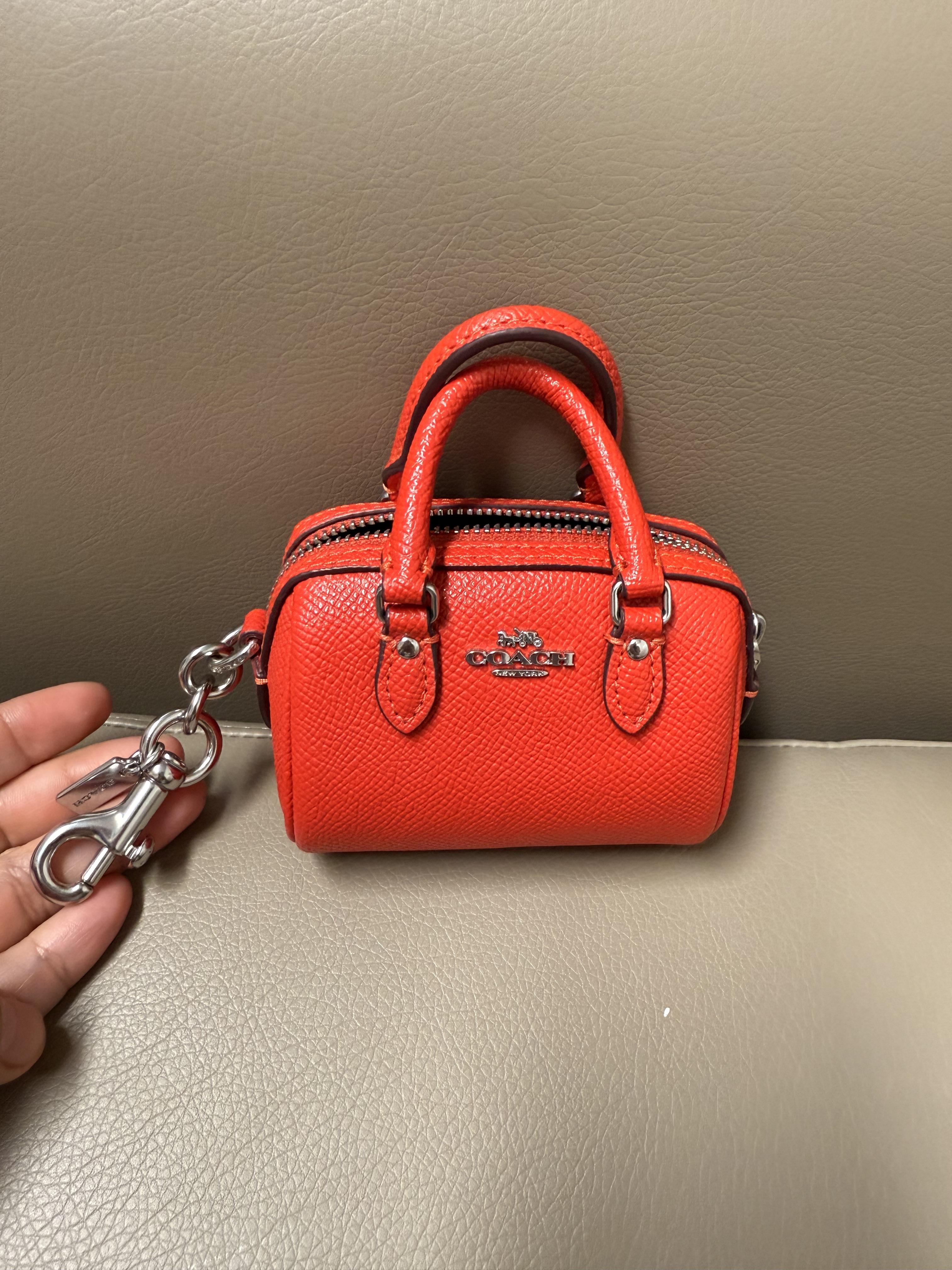 キーホルダー・キーリング COACH Mini Rowan Satchel CU279 Mini Tote Bag Charm CU280 COACH® Outlet | Mini Rowan Satchel Bag Charm