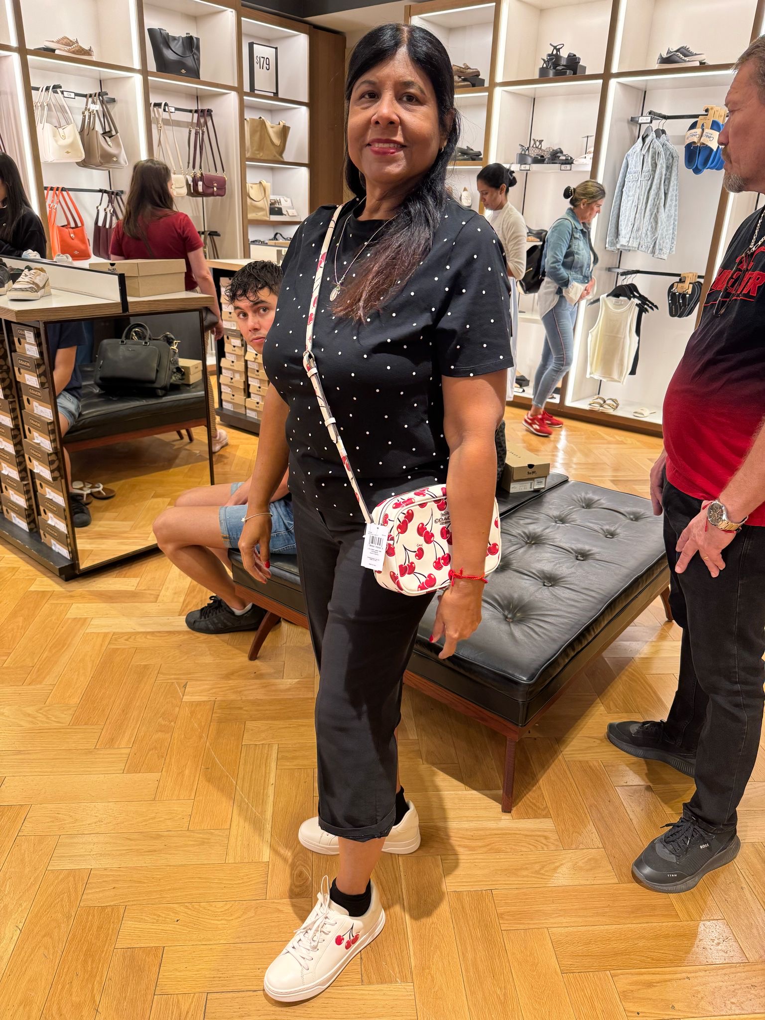 COACH® Outlet | High Line Sneaker With Cherry Print