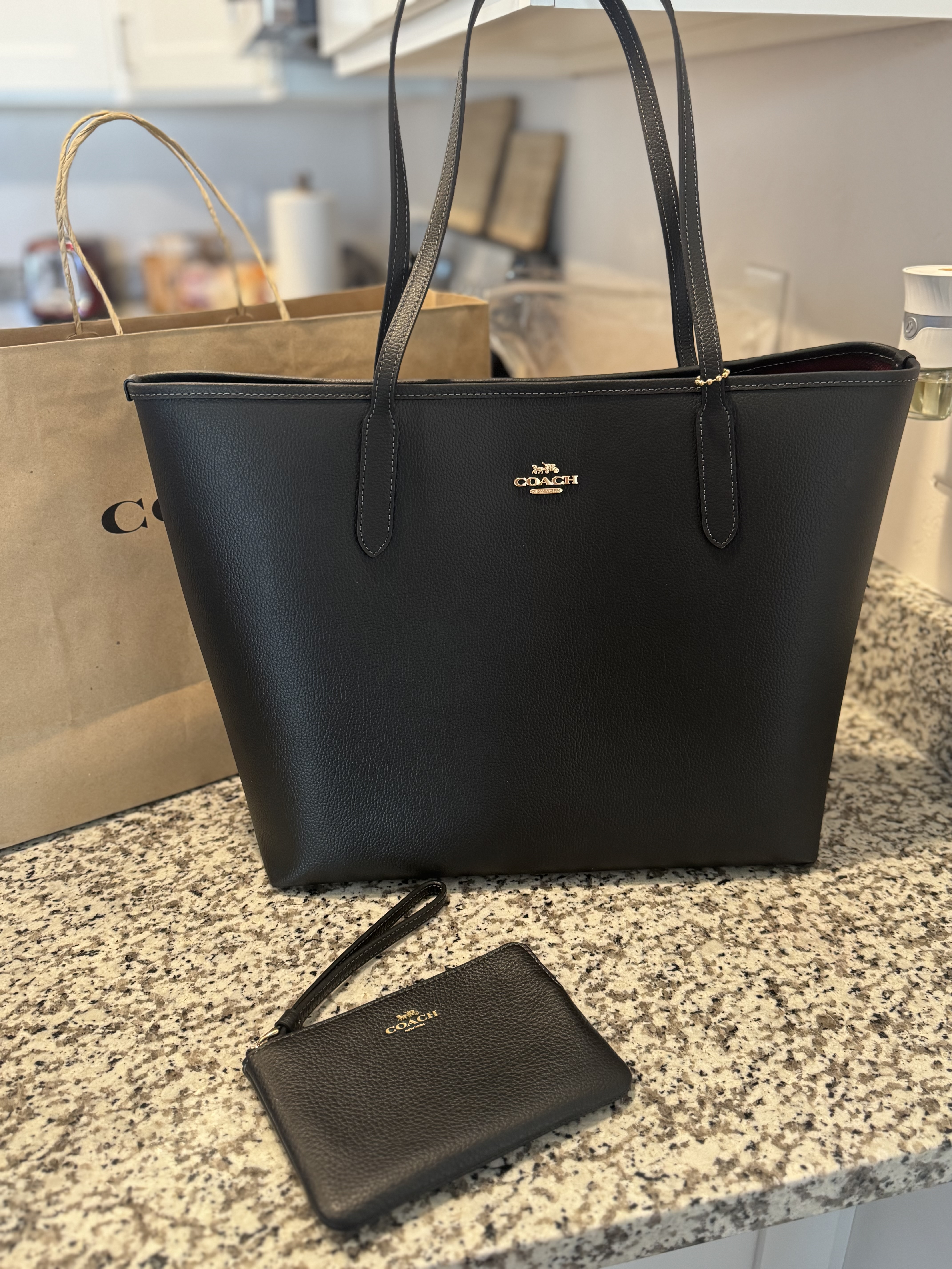 COACH® Outlet | City Tote Bag In Signature Canvas With Coach