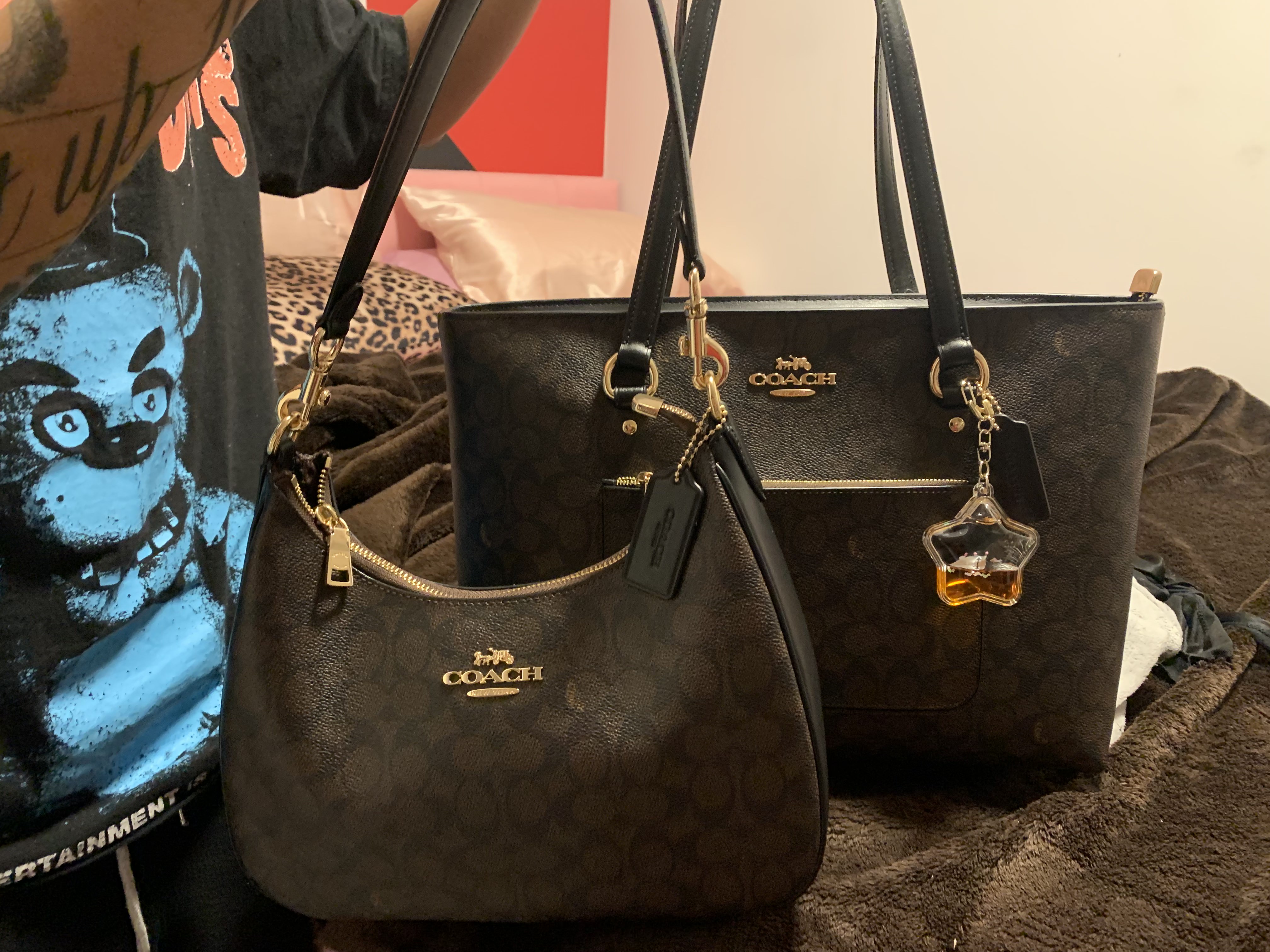 COACH® Outlet | Teri Hobo Bag With Strawberry Print