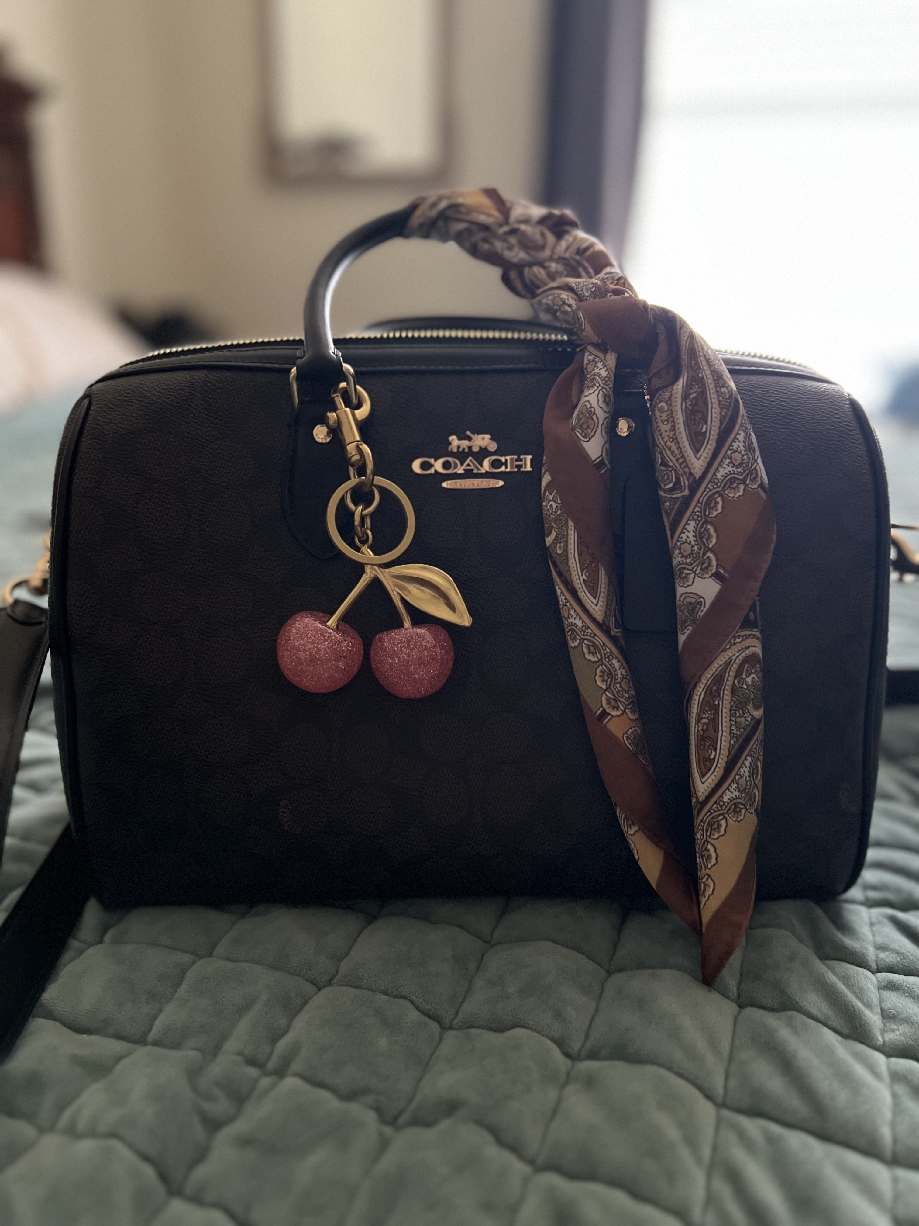 COACH® Outlet | Rowan Large Satchel Bag With Floral Print