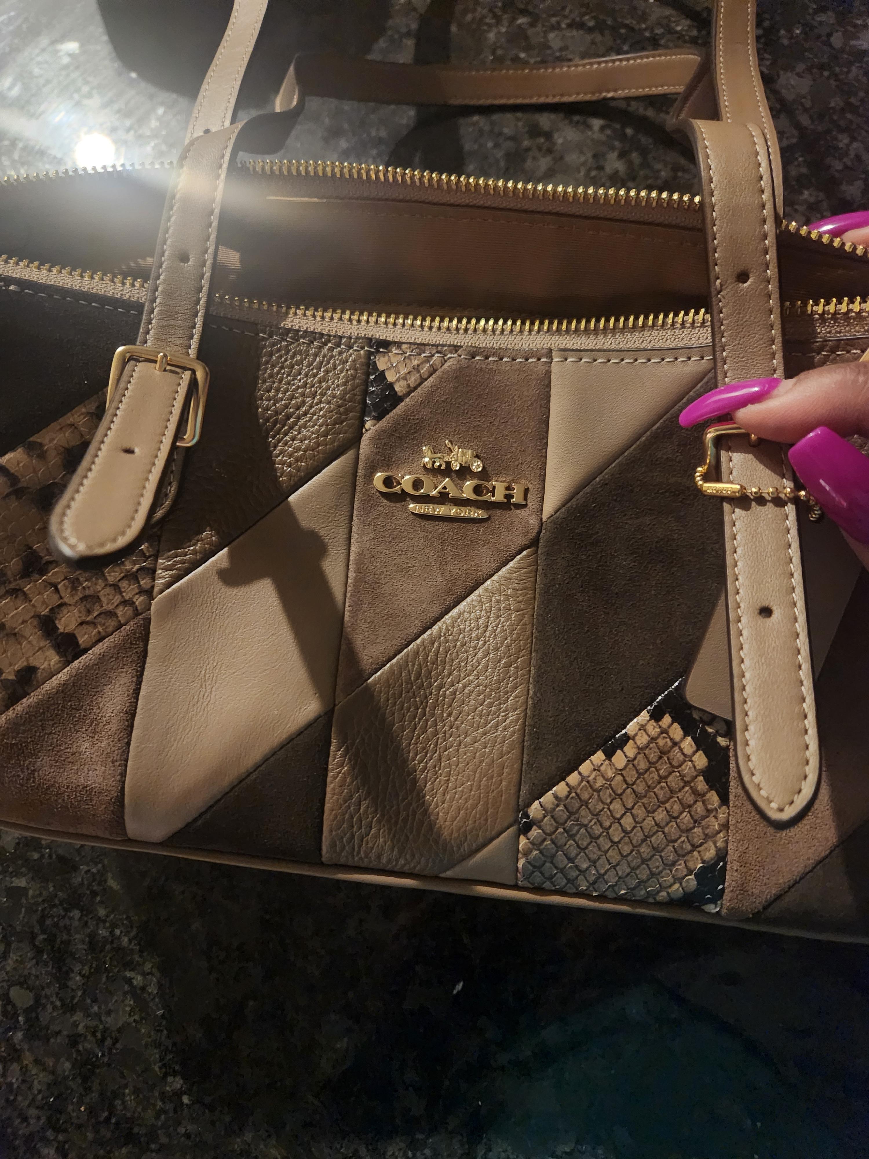 COACH® Outlet | Asher Shoulder Bag With Patchwork