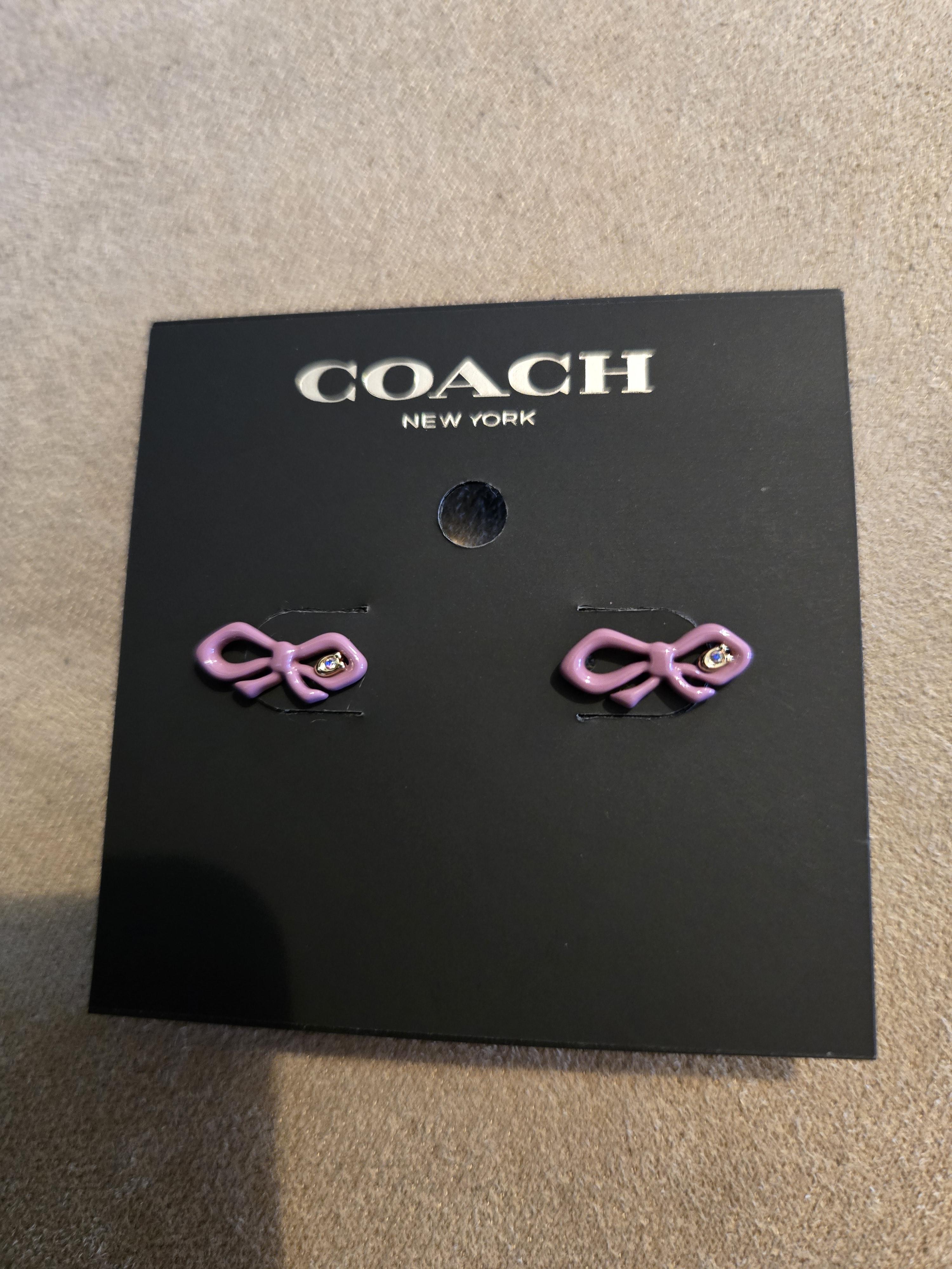 COACH® Outlet | Resin Mini Bow Stud Earrings