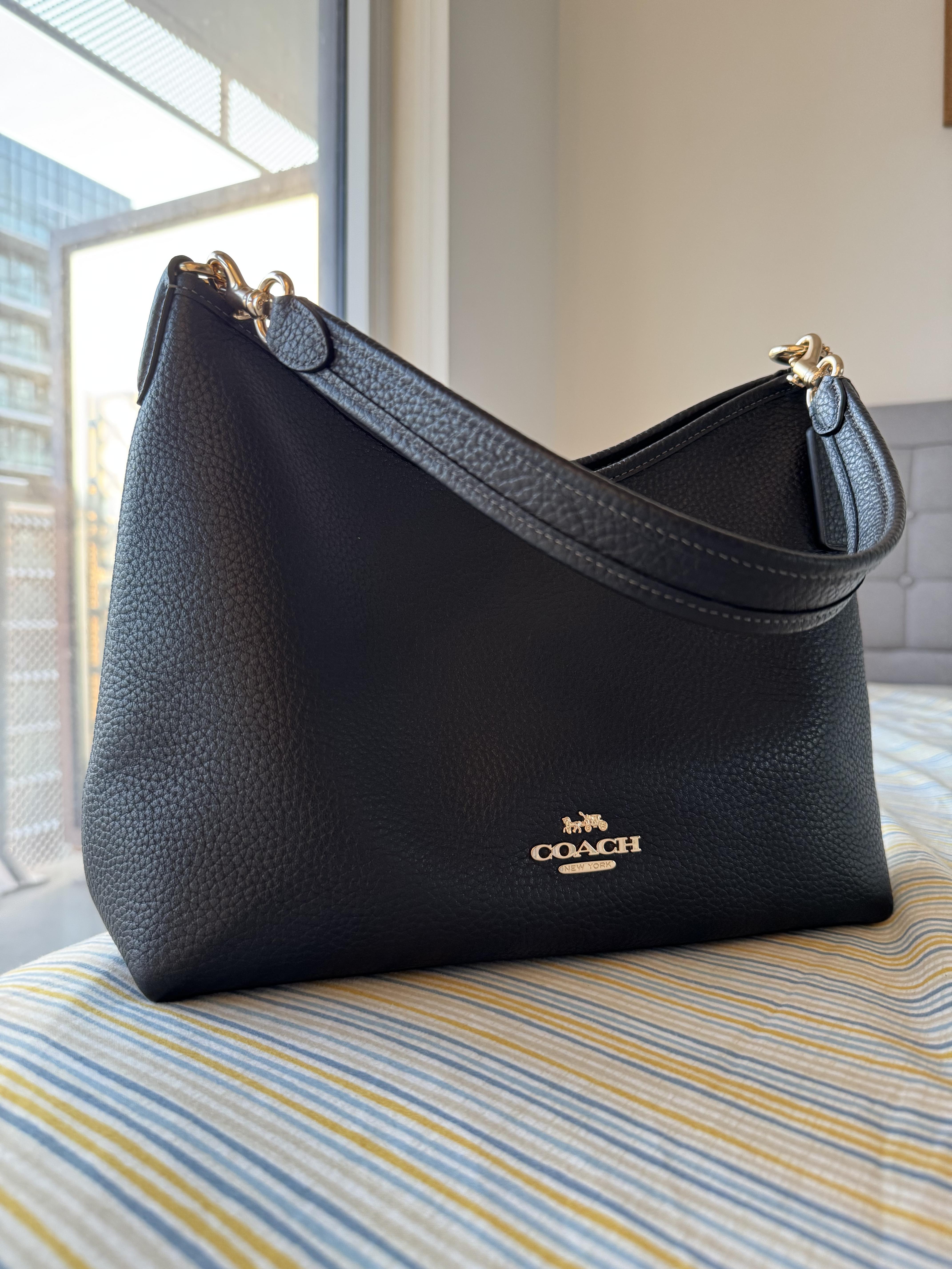 COACH ブラック モノグラム ショルダーバッグ COACH コーチ ショルダーバッグ メンズ 斜めがけ モノグラム柄
