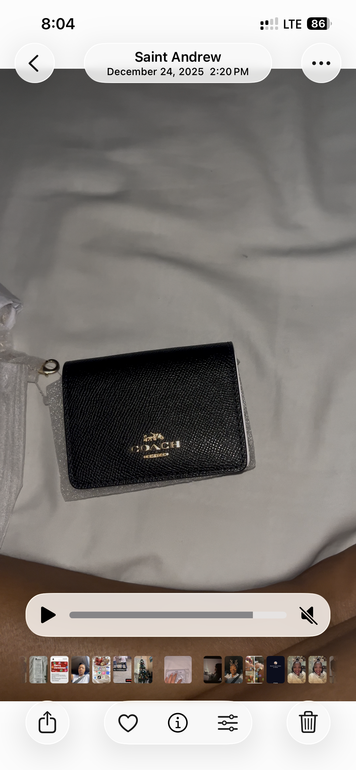 COACH® Outlet | Mini Wallet On A Chain