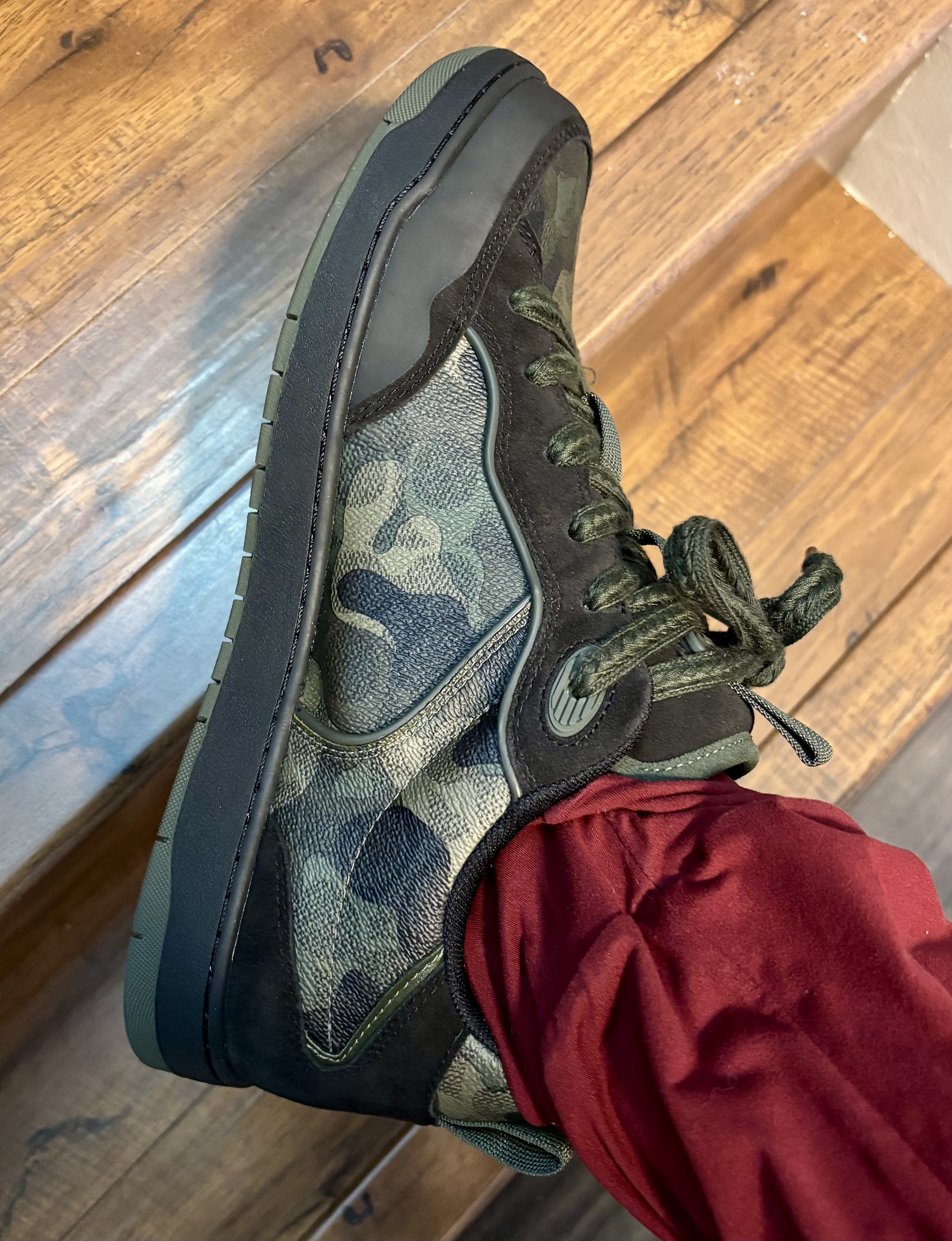 C203 Sneaker In Signature Canvas C203 Sneaker In Signature Camo Print main image 3