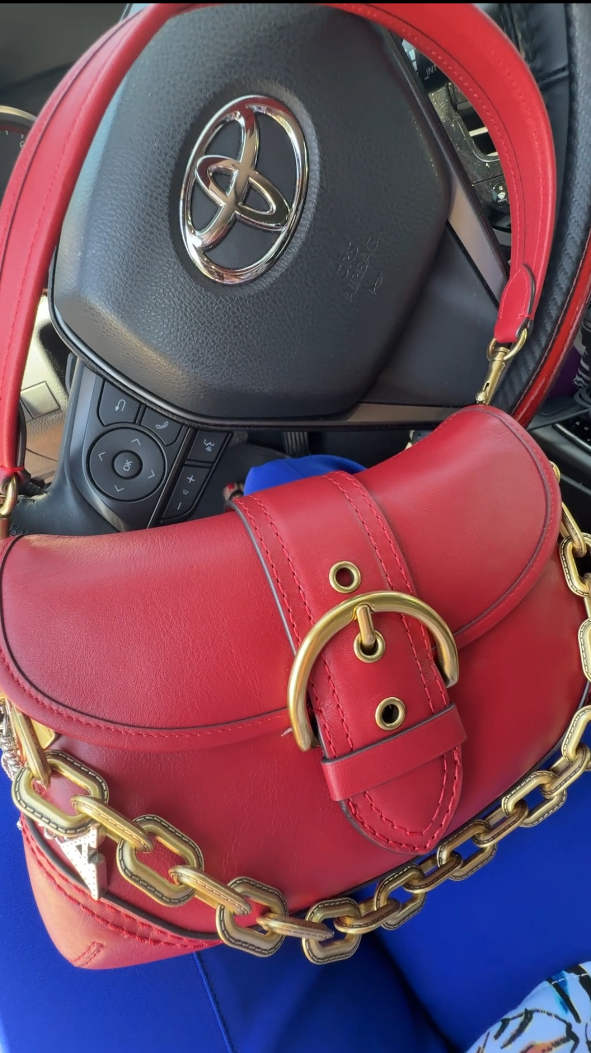 COACH Soho Flap Bag In Signature Textile Jacquard in Red | Lyst