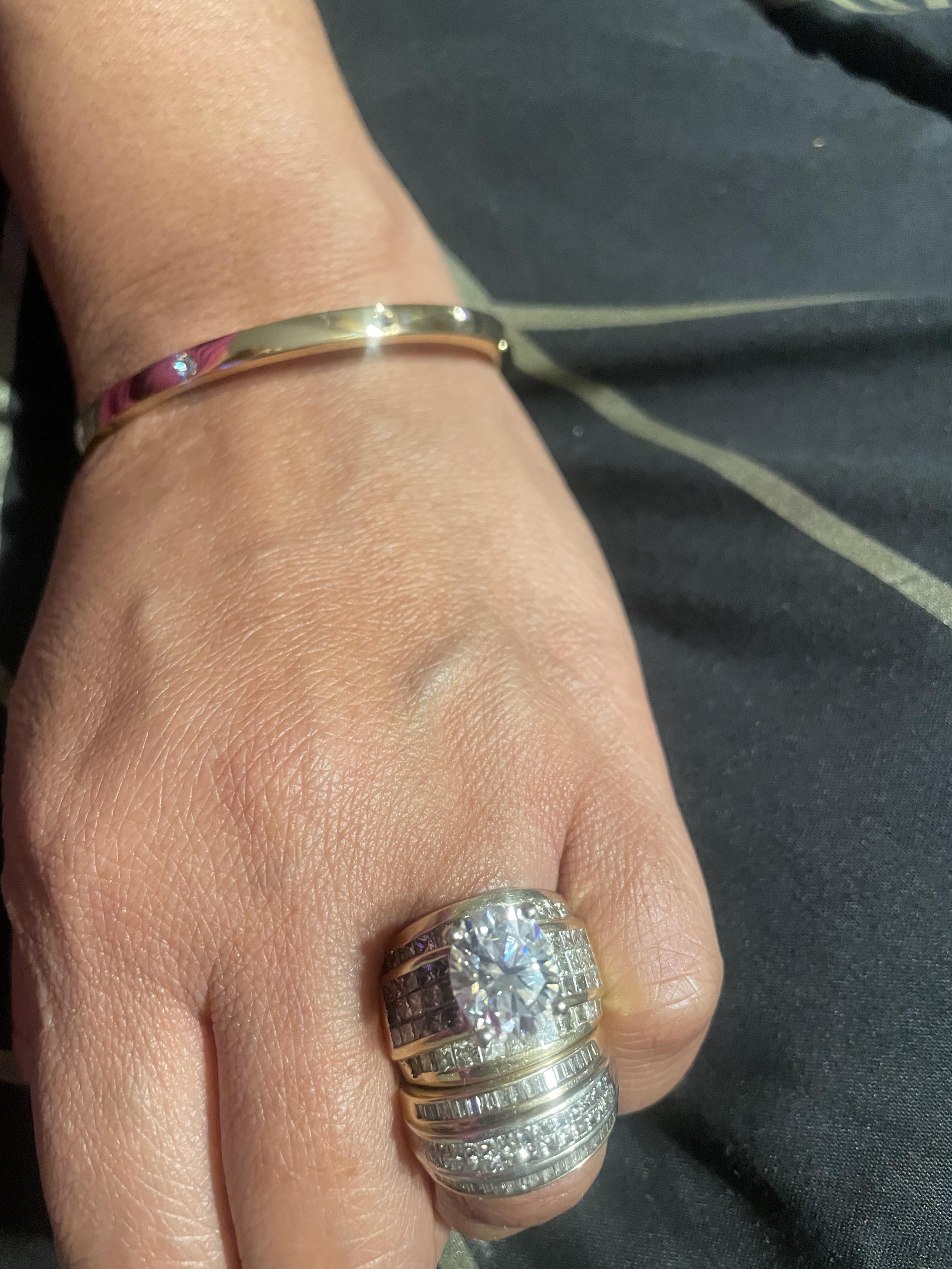 COACH® | Stone Hinged Bangle