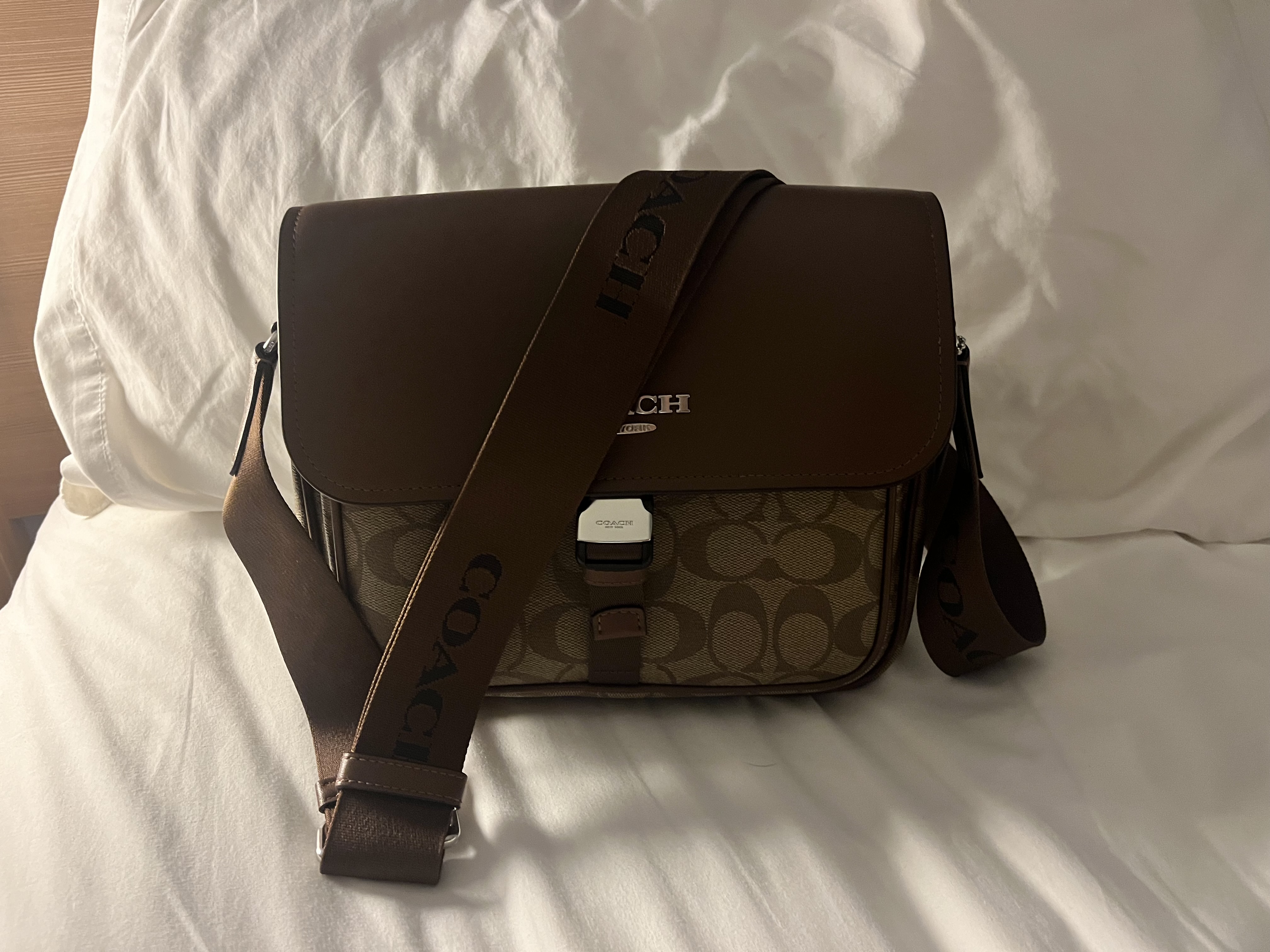 COACH® Outlet | Pace Messenger Bag In Signature Canvas