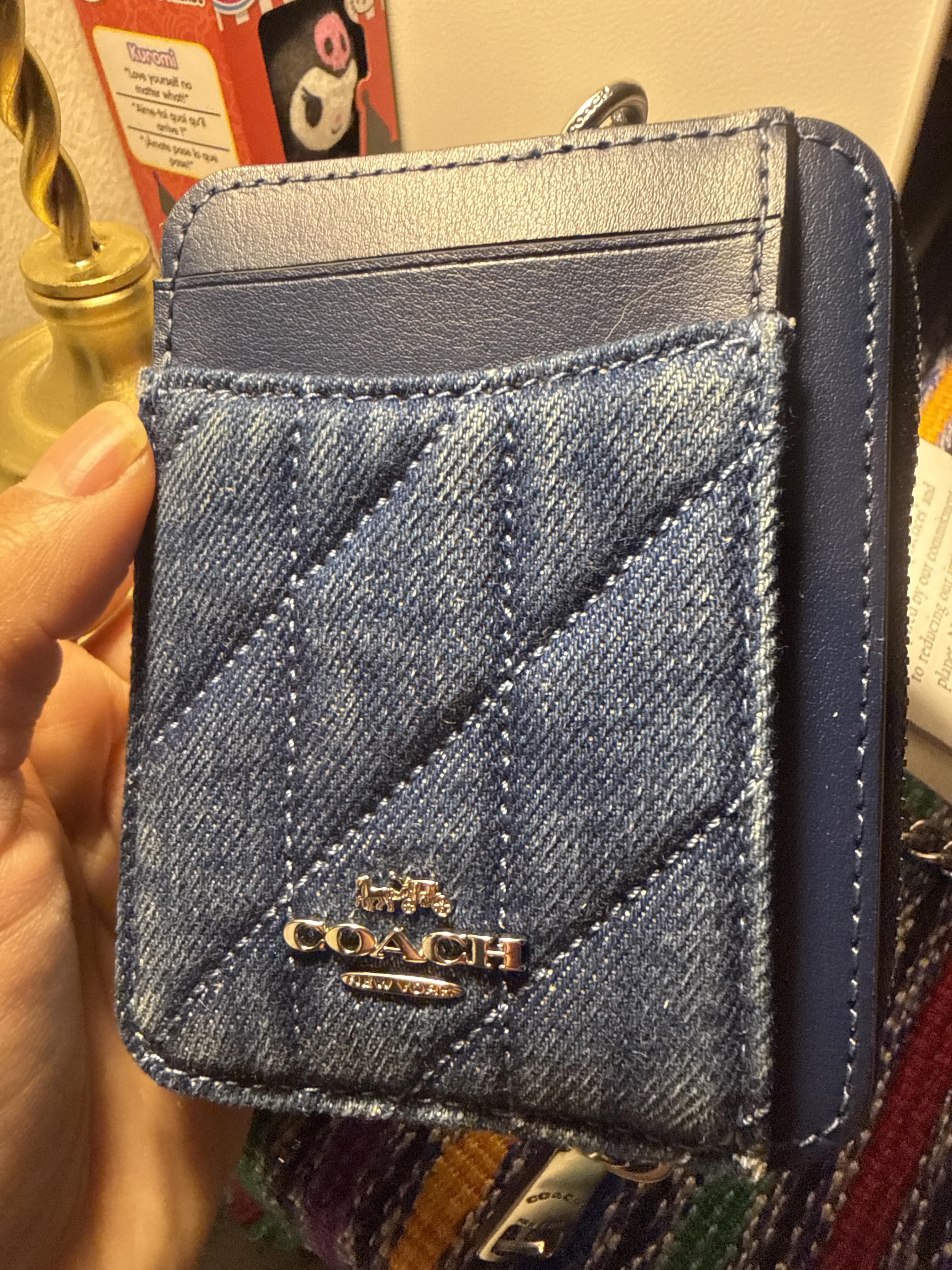 COACH® Outlet | Zip Card Case In Signature Canvas