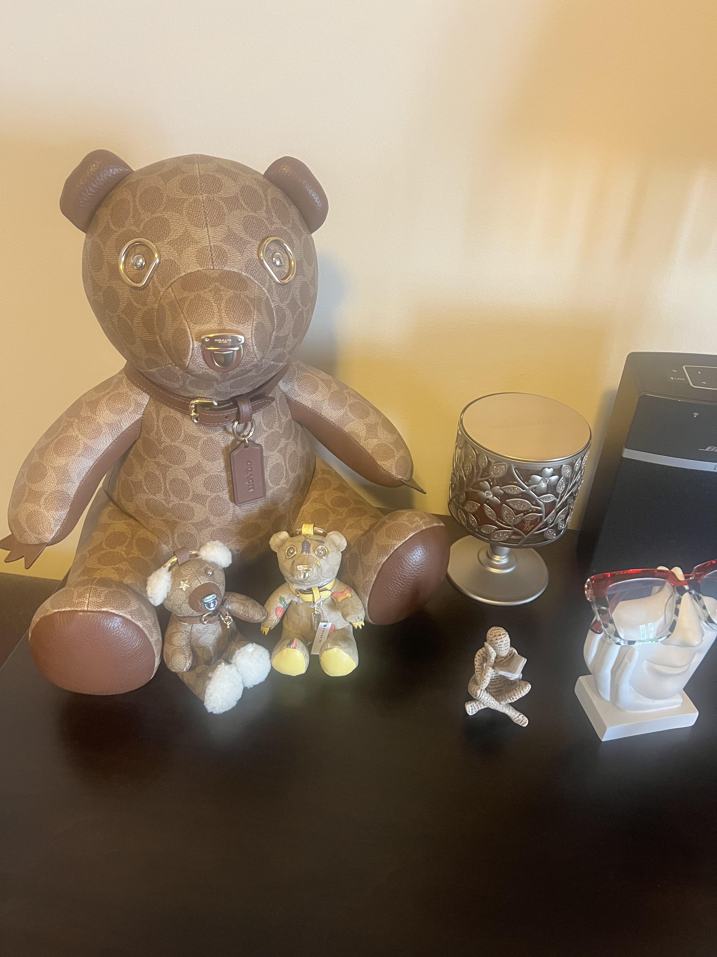 COACH® Outlet | Collectible Bear In Signature Canvas