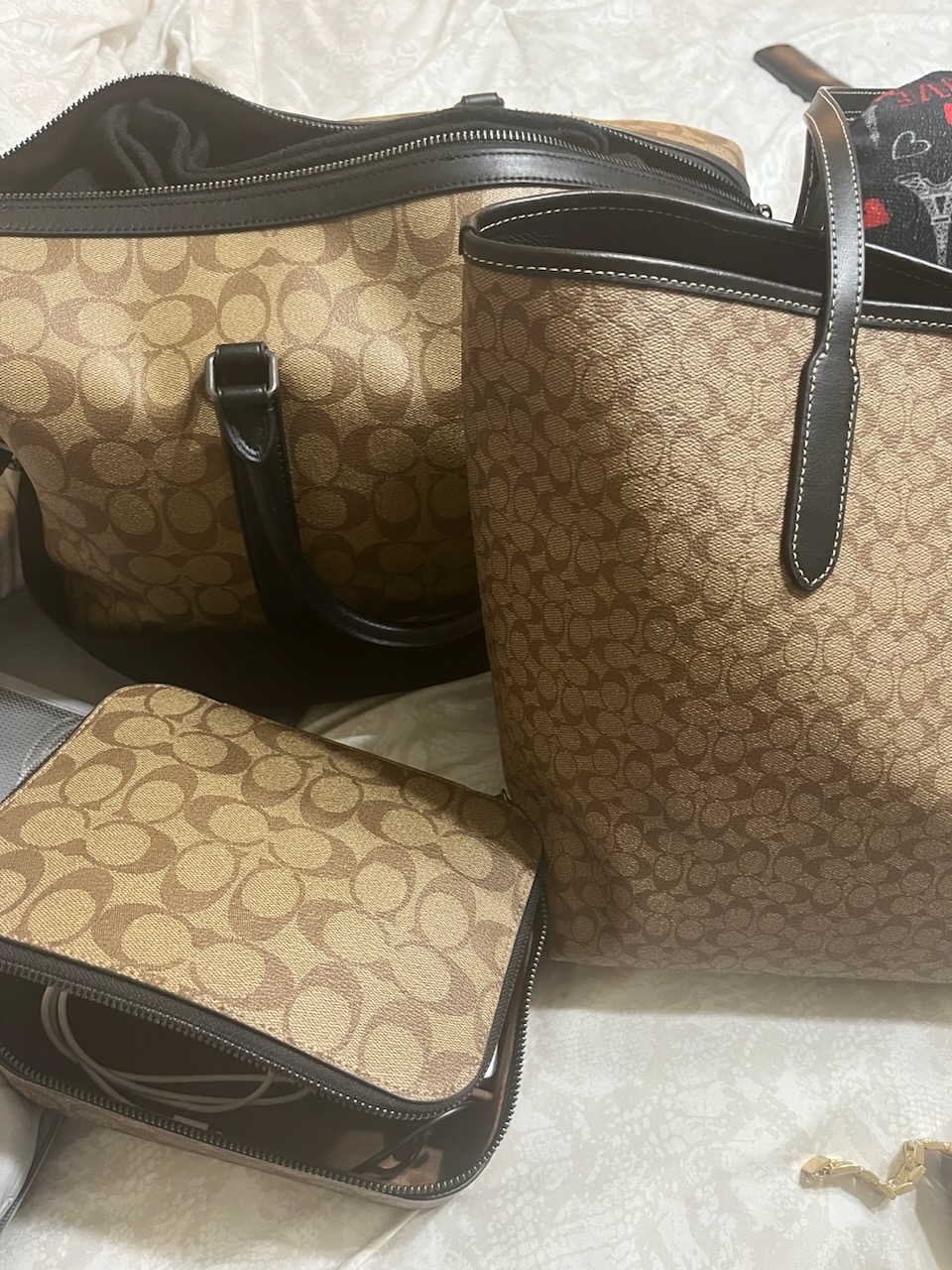 COACH® Outlet | Ellery Small Duffle Bag In Signature Canvas