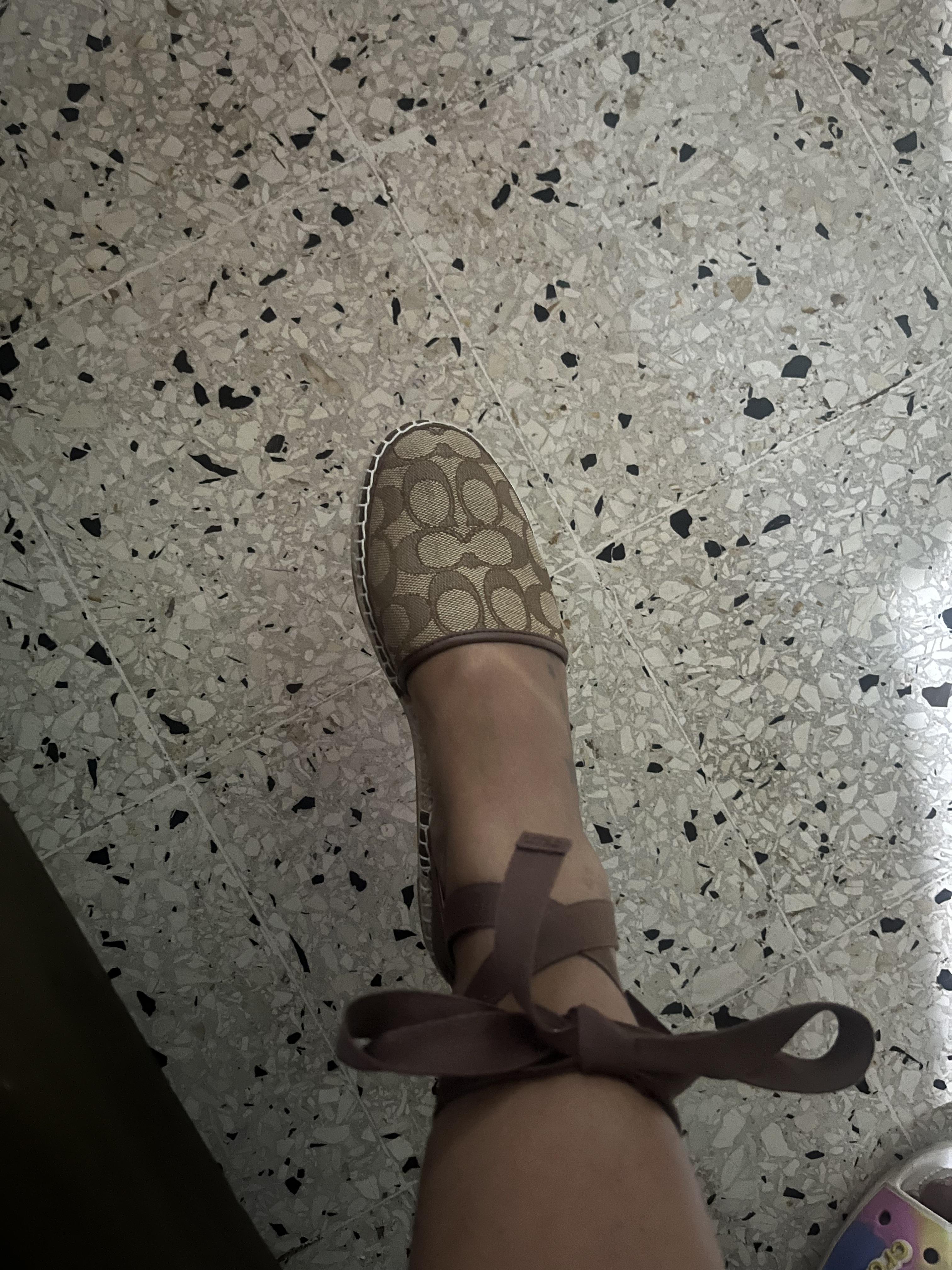 【Coach】Connie エスパドリーユ シグネチャー キャンバス CT035 COACH® Outlet | Connie Espadrille In Signature Jacquard