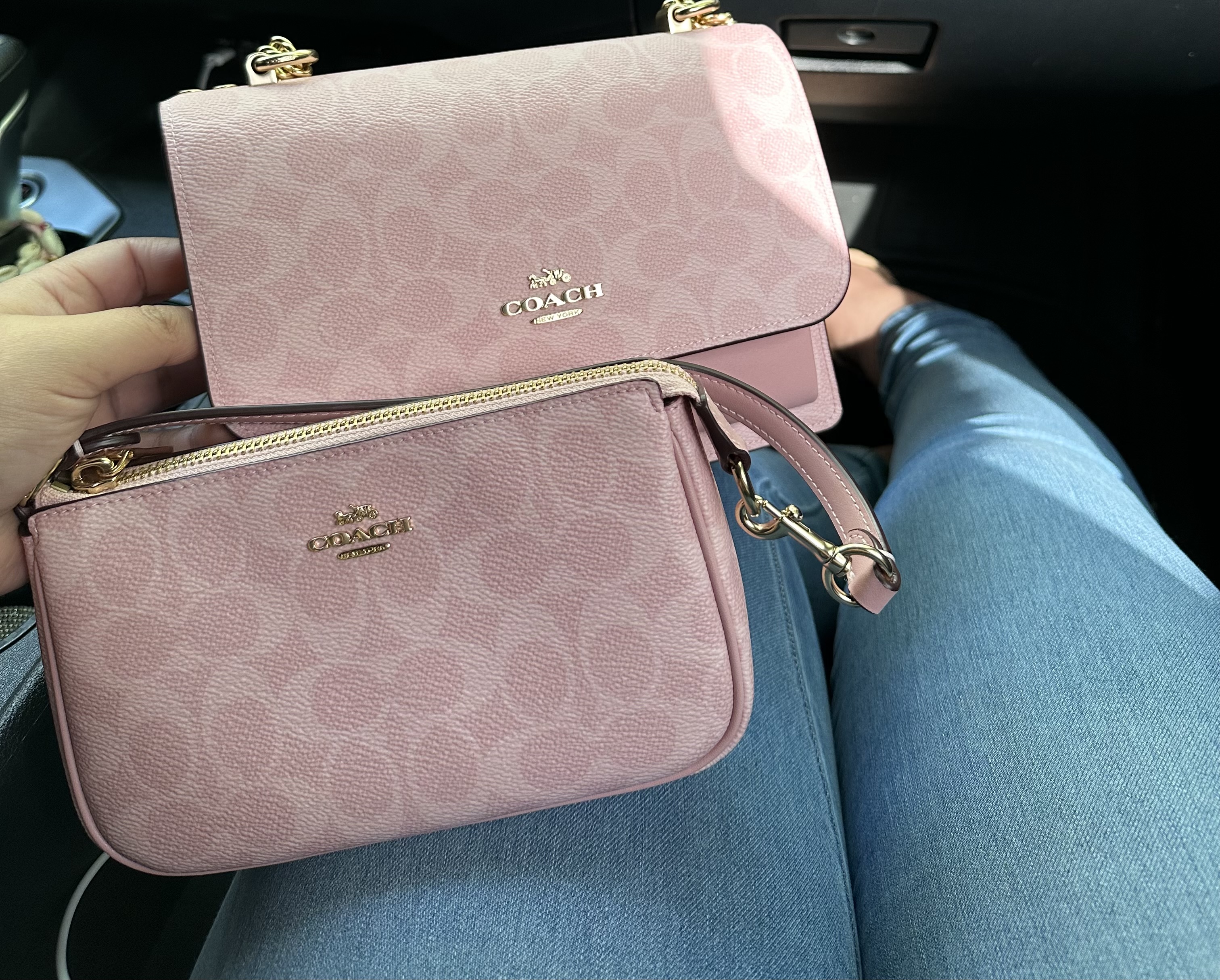COACH® Outlet | Klare Crossbody Bag In Blocked Signature Canvas