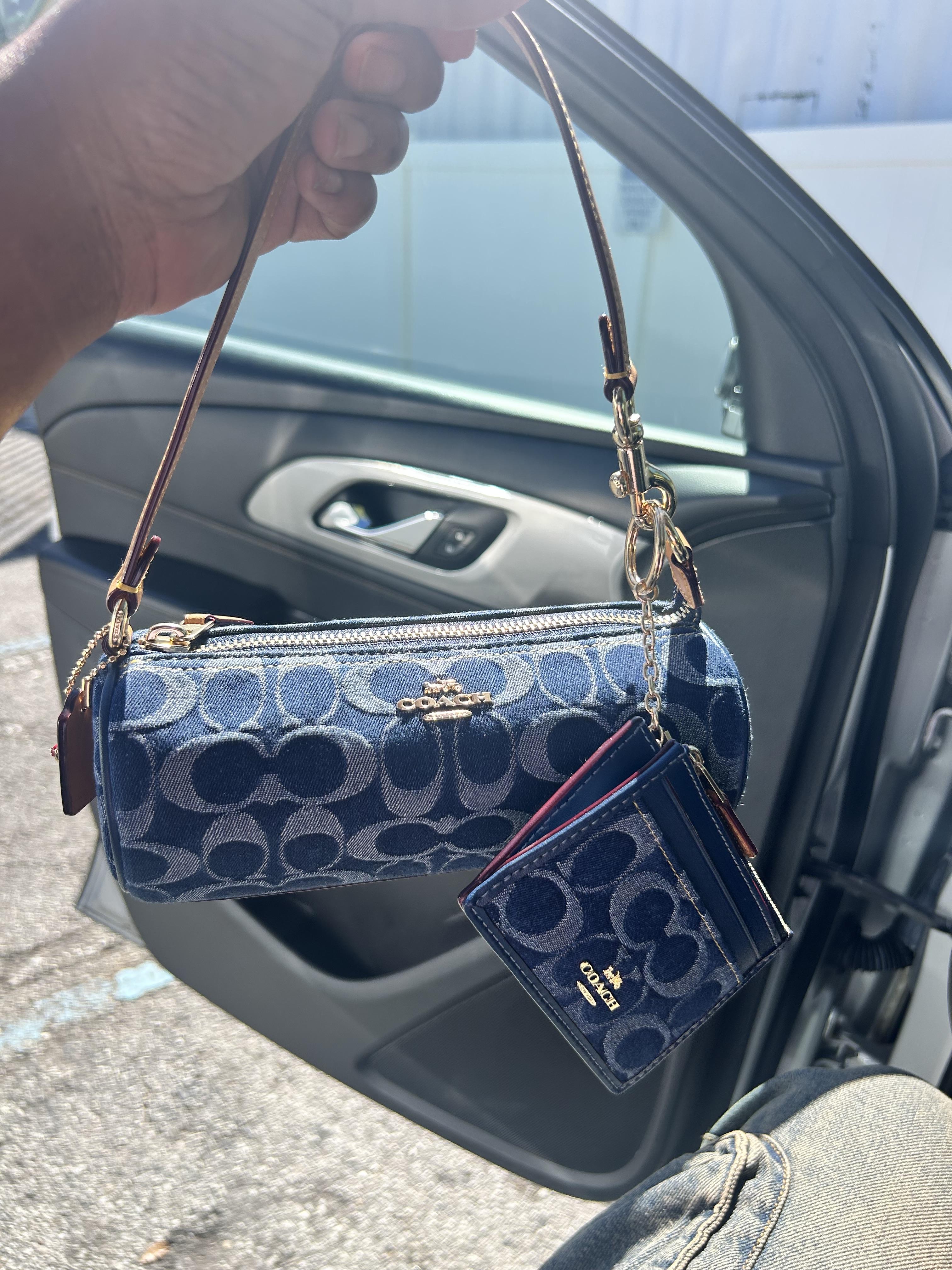 ショルダーバッグ・ポシェット COACH Nolita Barrel Bag COACH® Outlet | Nolita Barrel Bag In Signature Canvas