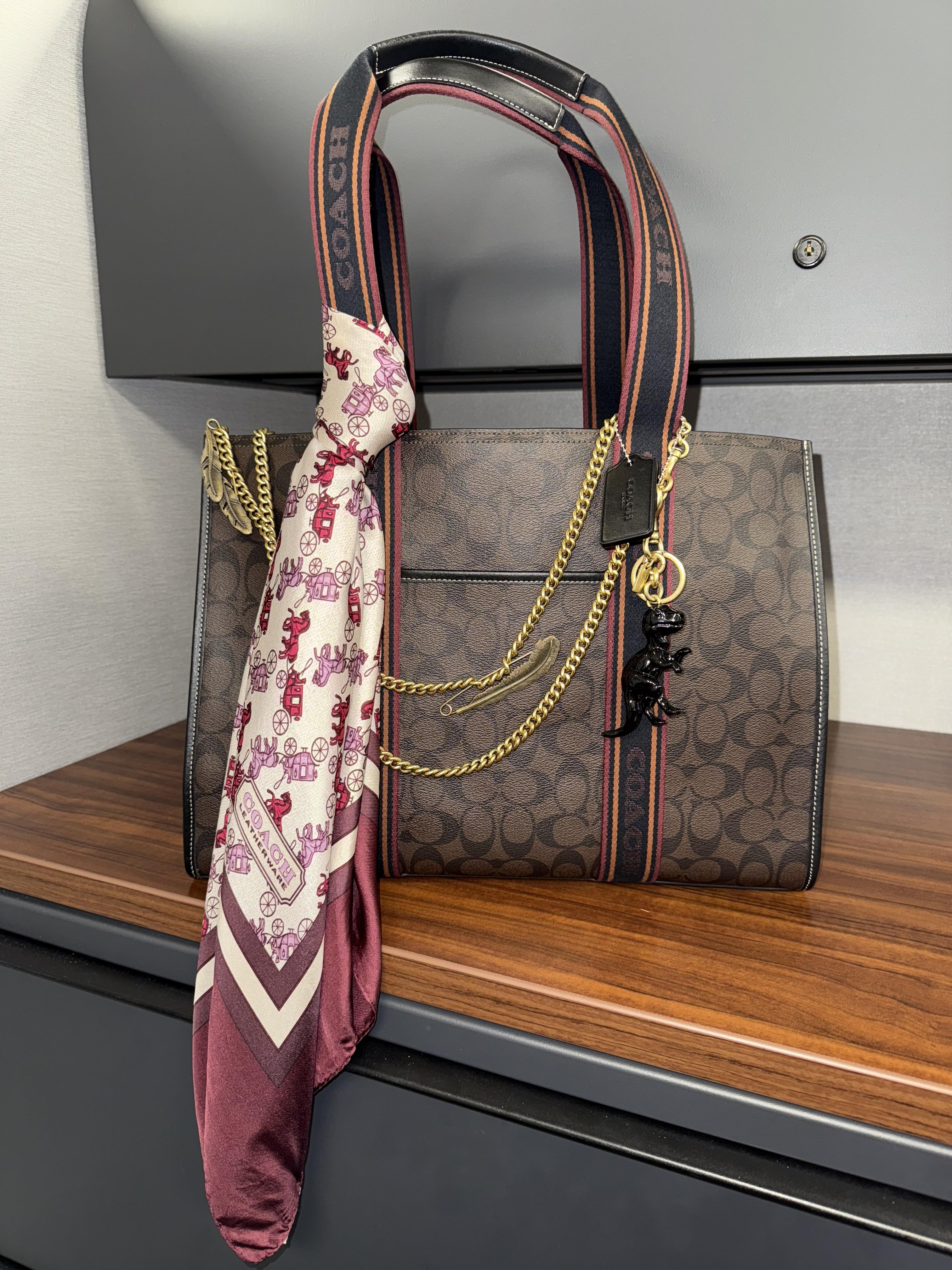 【COACH】Smith Tote Bag In Signature Jacquard COACH® Outlet | Smith Tote Bag 24 In Signature Jacquard