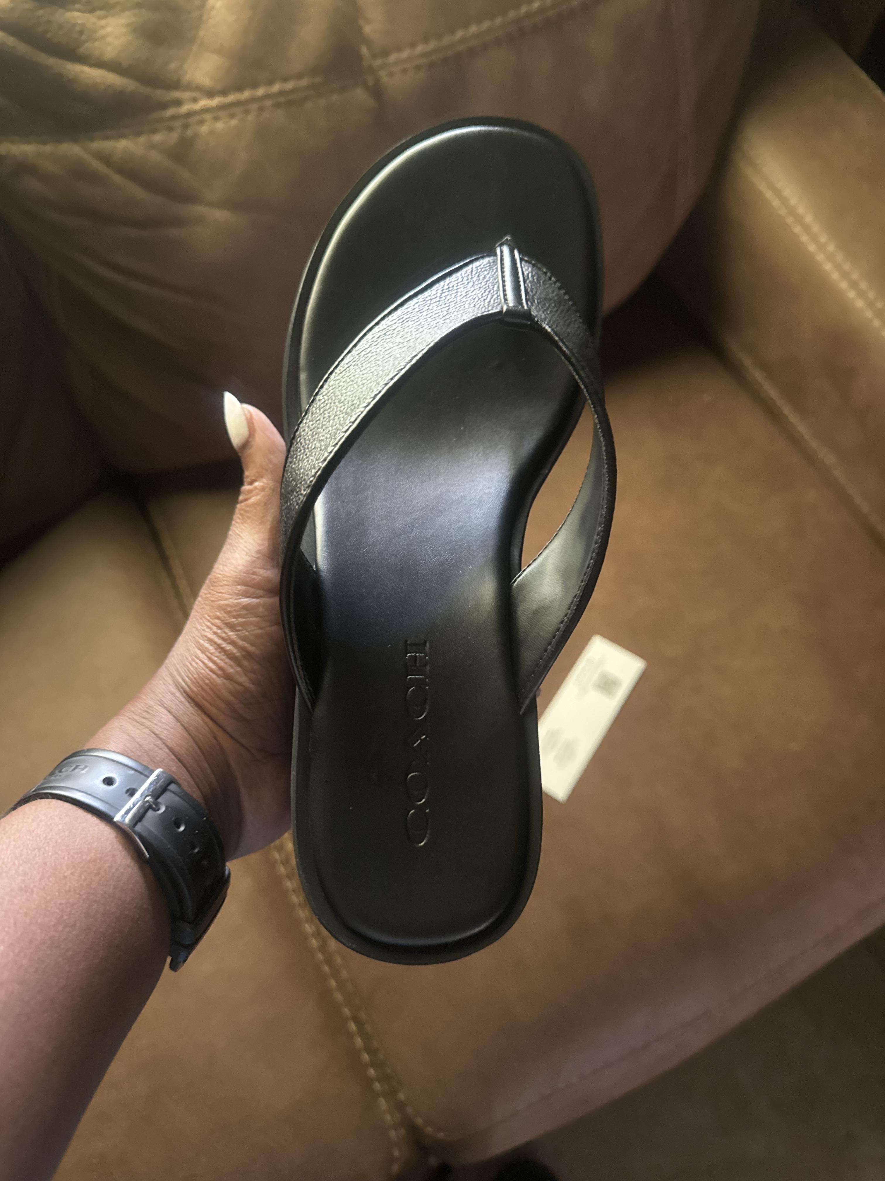 【COACH】Thong Wedge サンダル シグネチャーキャンパス CAP75 COACH】Thong Wedge サンダル シグネチャーキャンパス CAP75