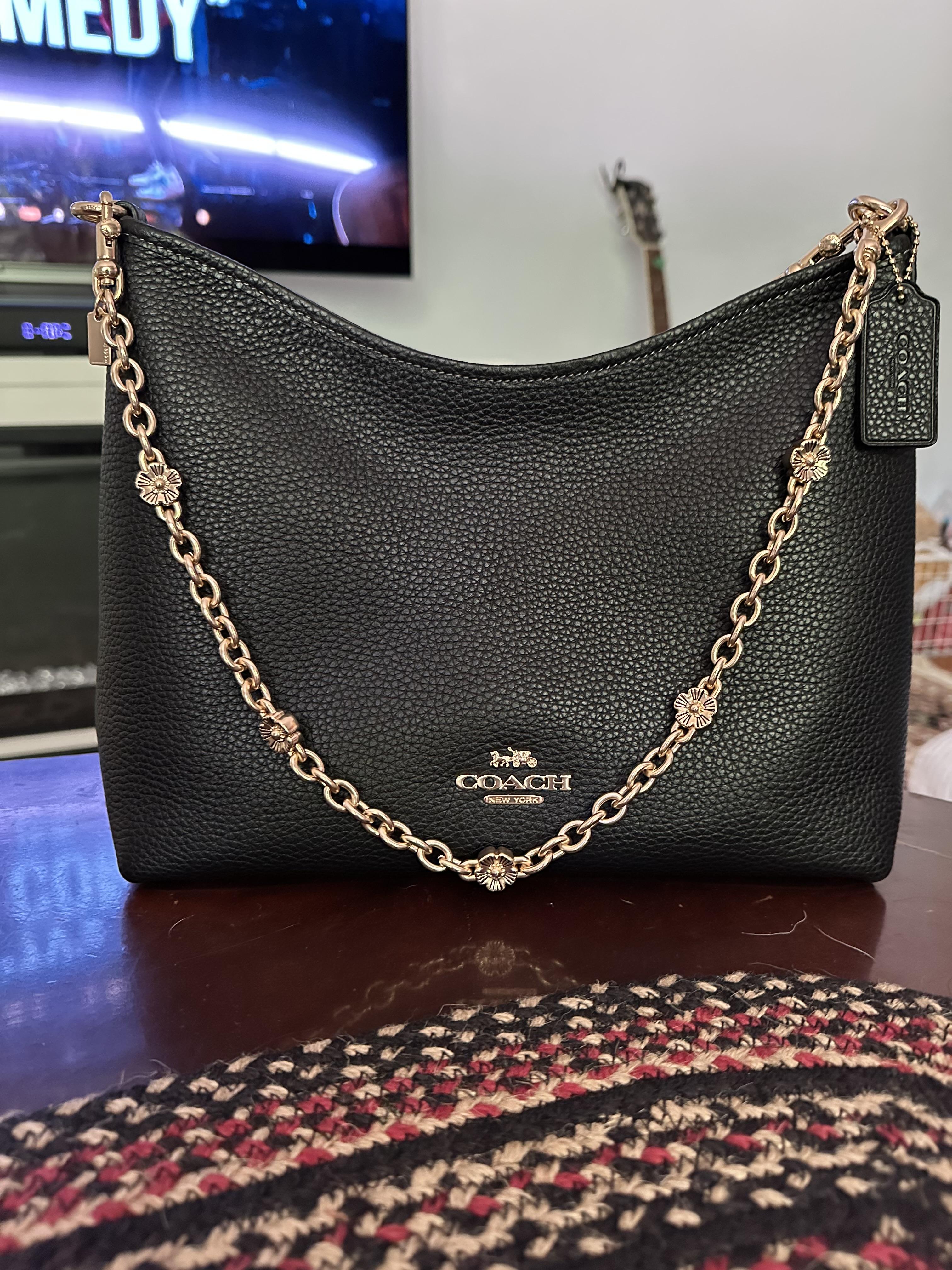 Chain Coach Long Strap Coach Chain Shoulder Strap In Rainbow CP895