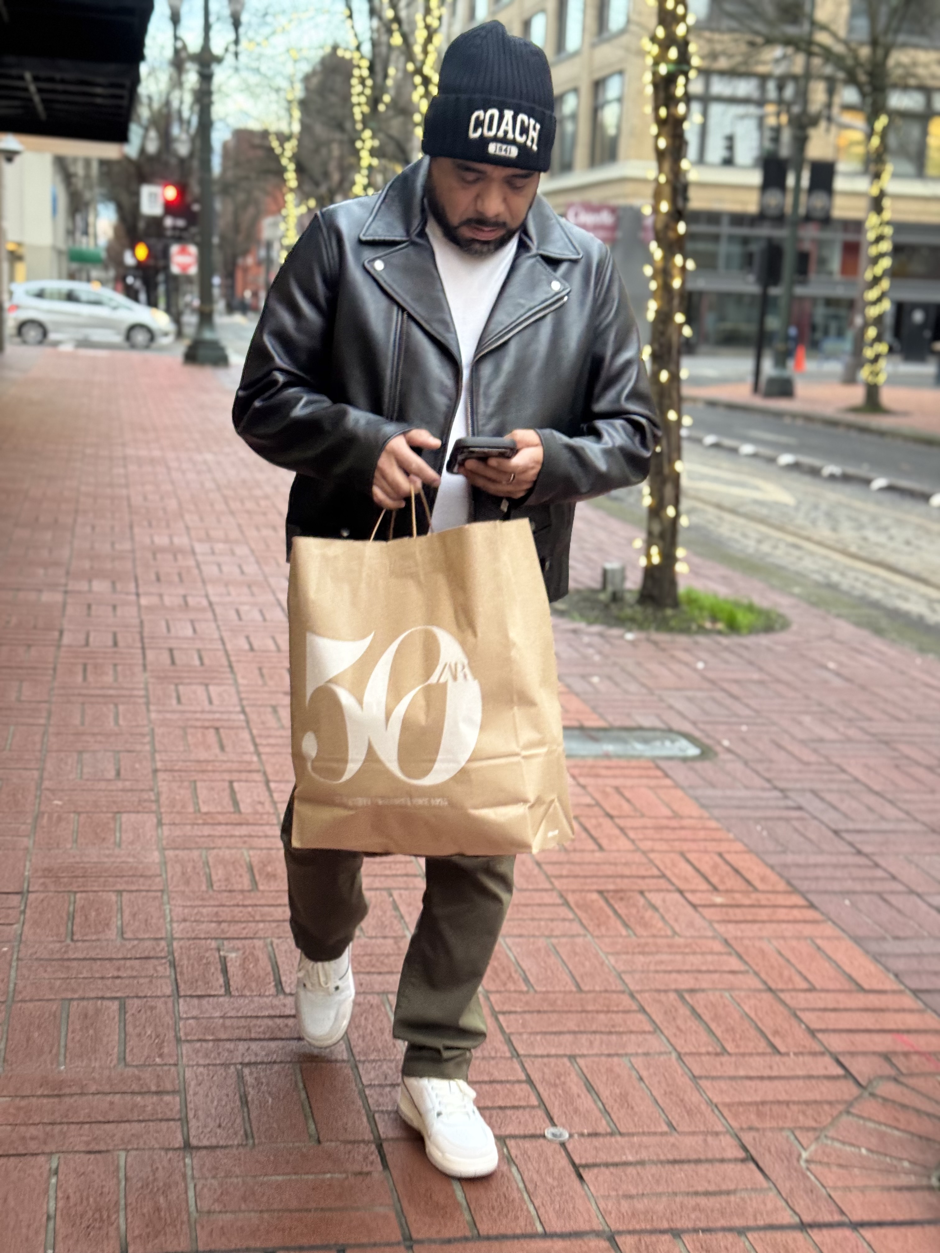 COACH® Outlet | Leather Moto Jacket