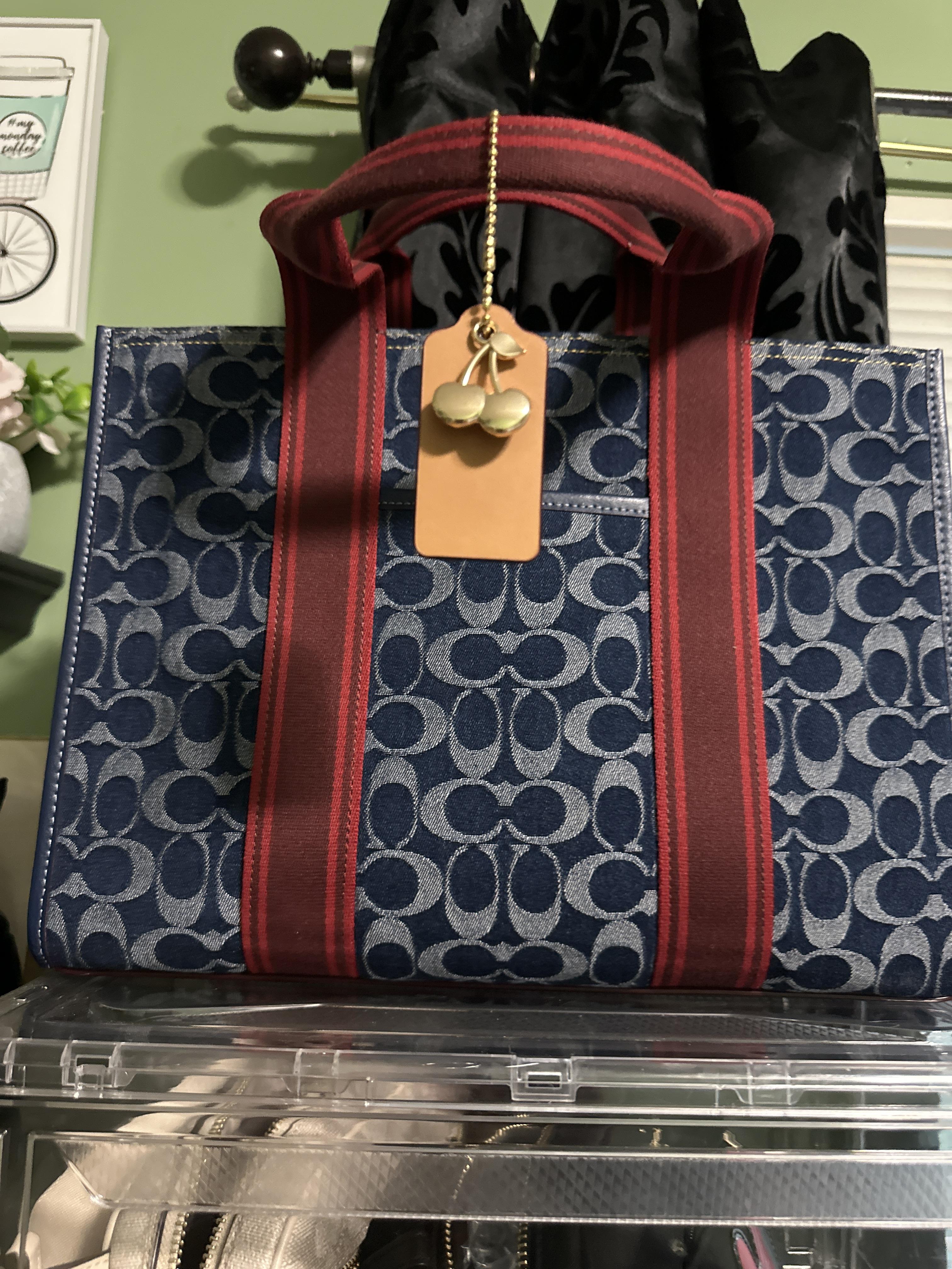 COACH® Outlet | Smith Tote Bag With Cherry Print