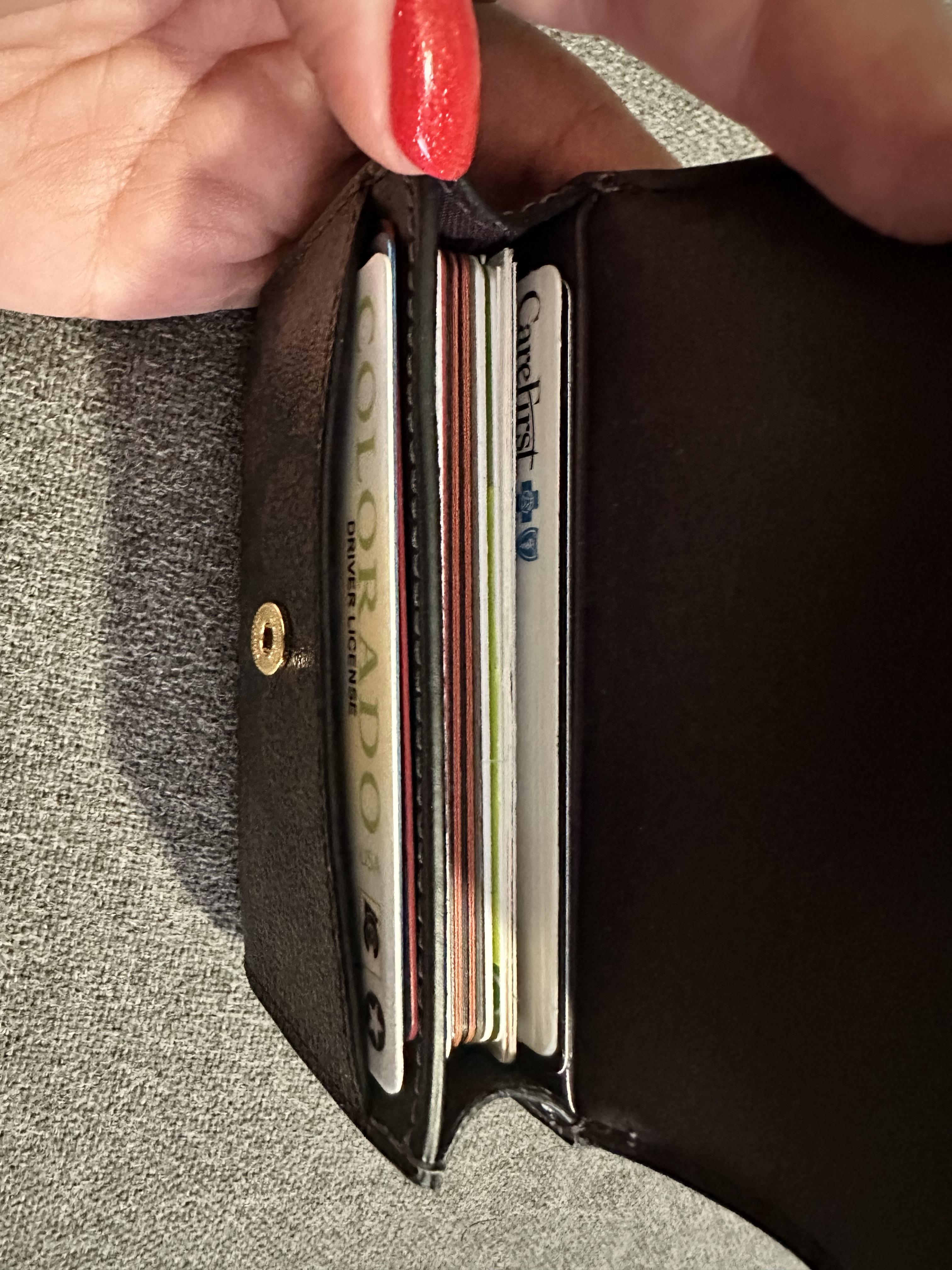 COACH® Outlet | Flap Card Case In Signature Canvas