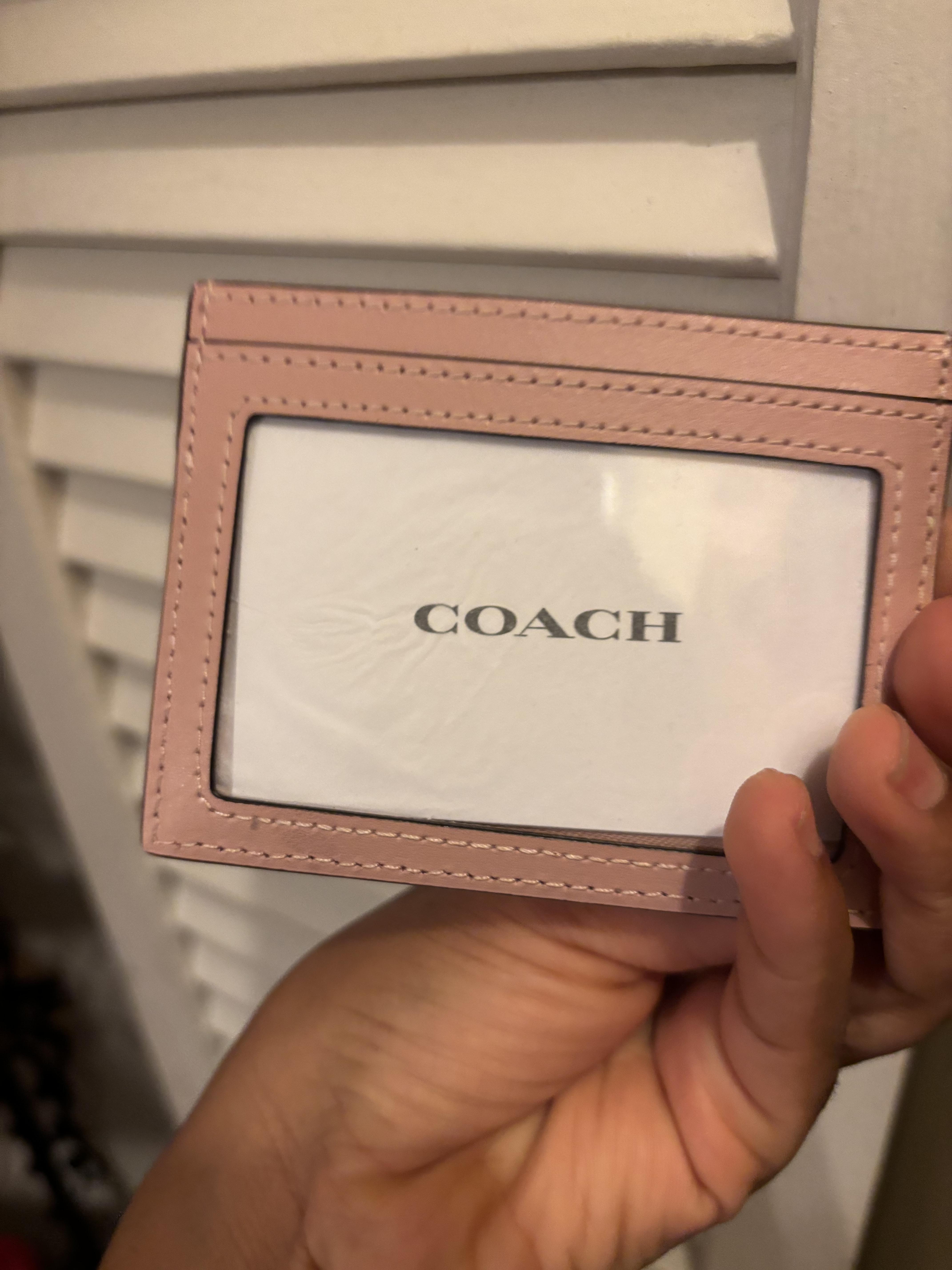 【国内発送】coach＊Slim Id Card Case With Quilting BN Coach Slim Id Card Case In With Puffy Diamond Quilting