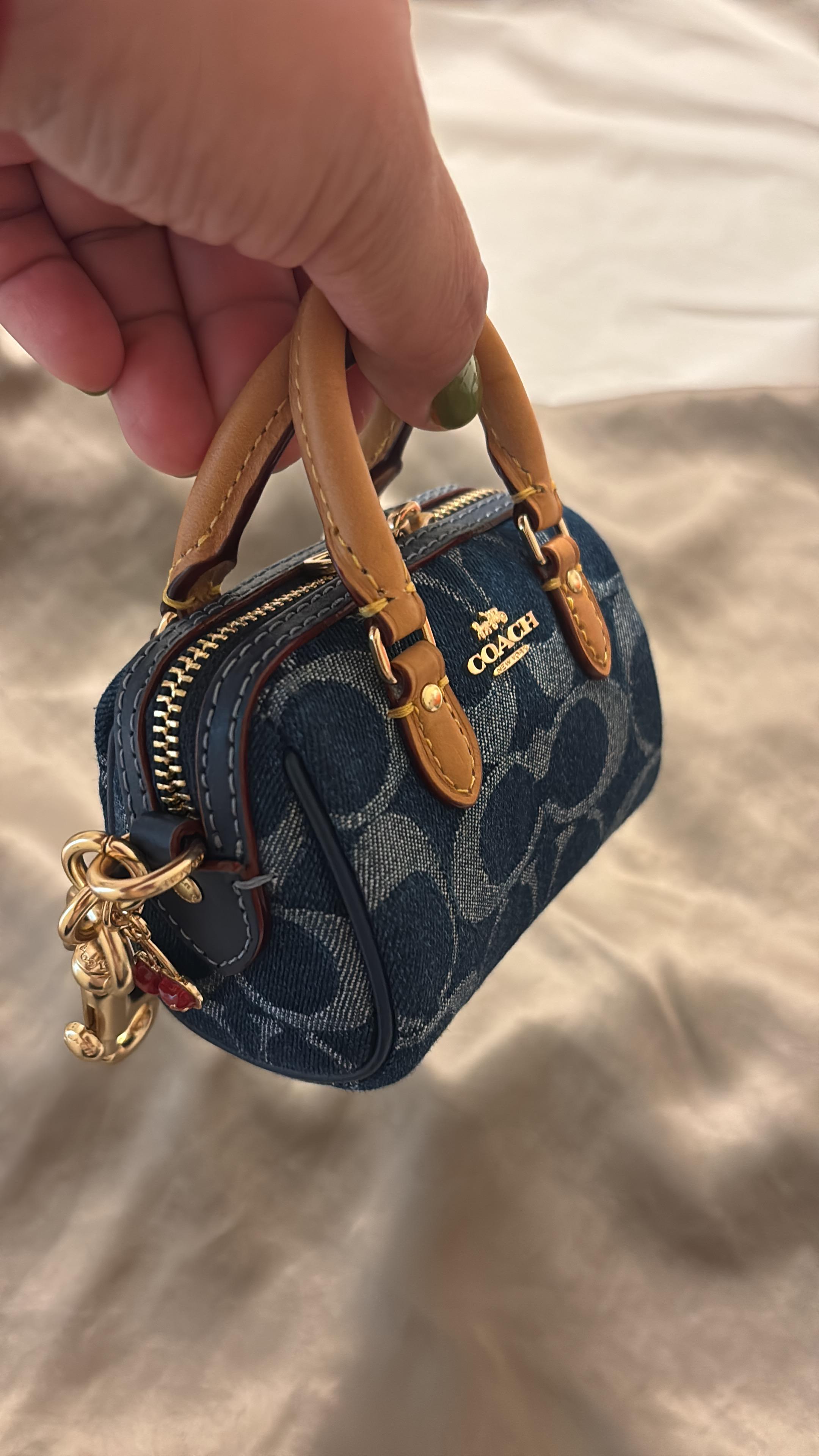 キーホルダー・キーリング COACH Mini Rowan Satchel CU279 Mini Tote Bag Charm CU280 COACH® Outlet | Mini Rowan Satchel Bag Charm