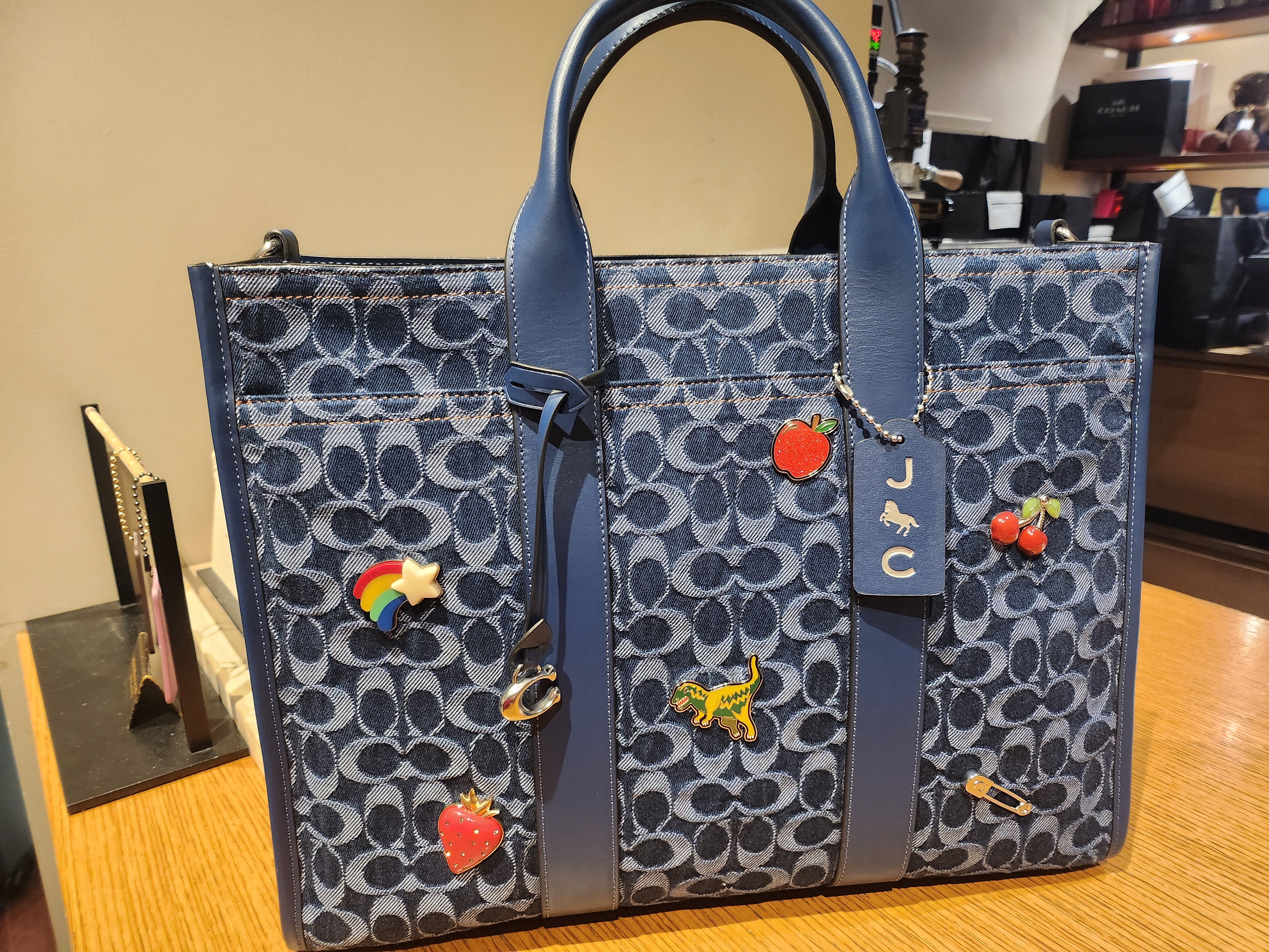 COACH® Outlet | Wesley Tote In Signature Denim COACH® Outlet | Wesley Tote In Signature Denim