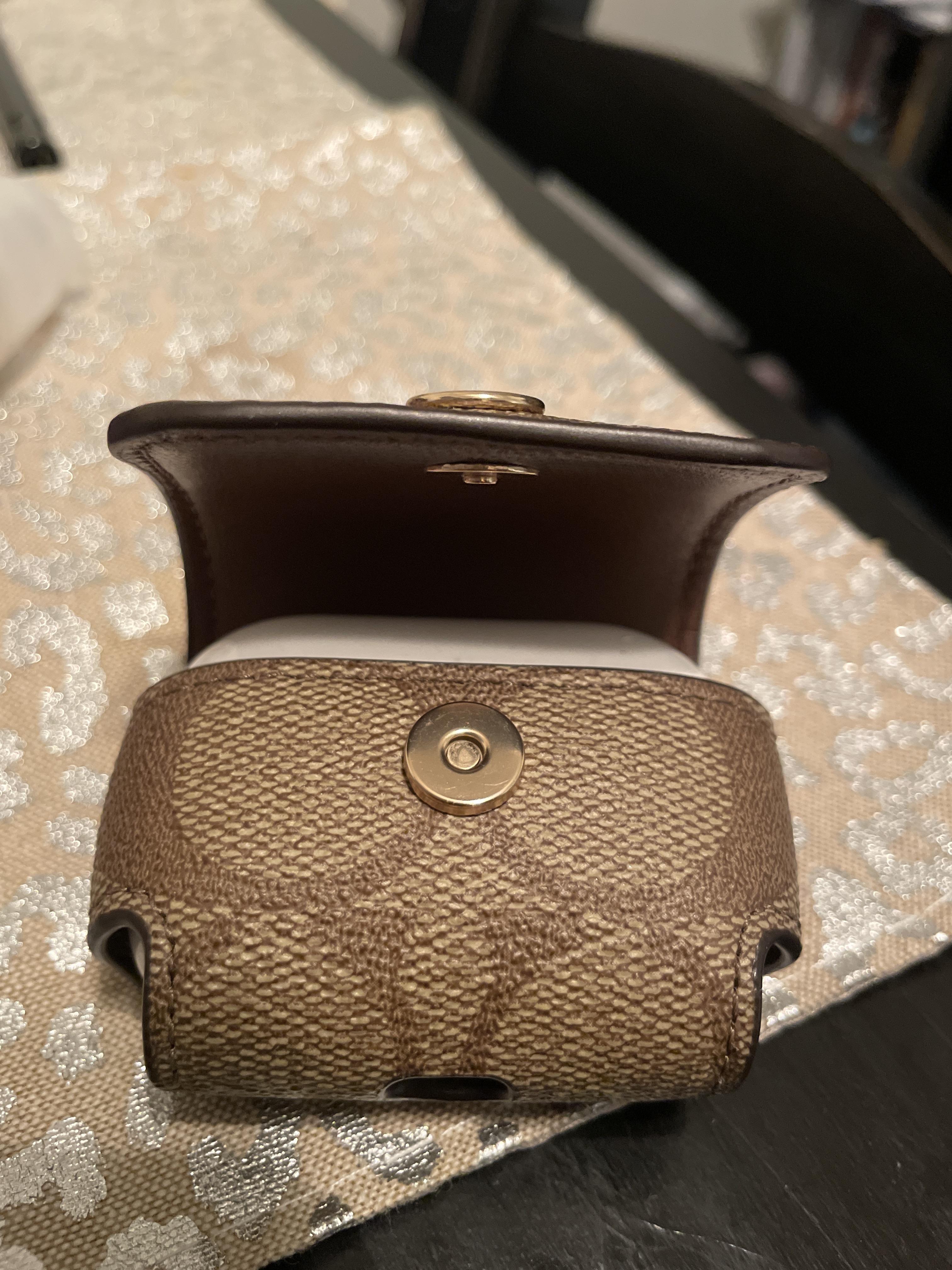 COACH® Outlet | Large Wireless Earbud Case In Signature Canvas