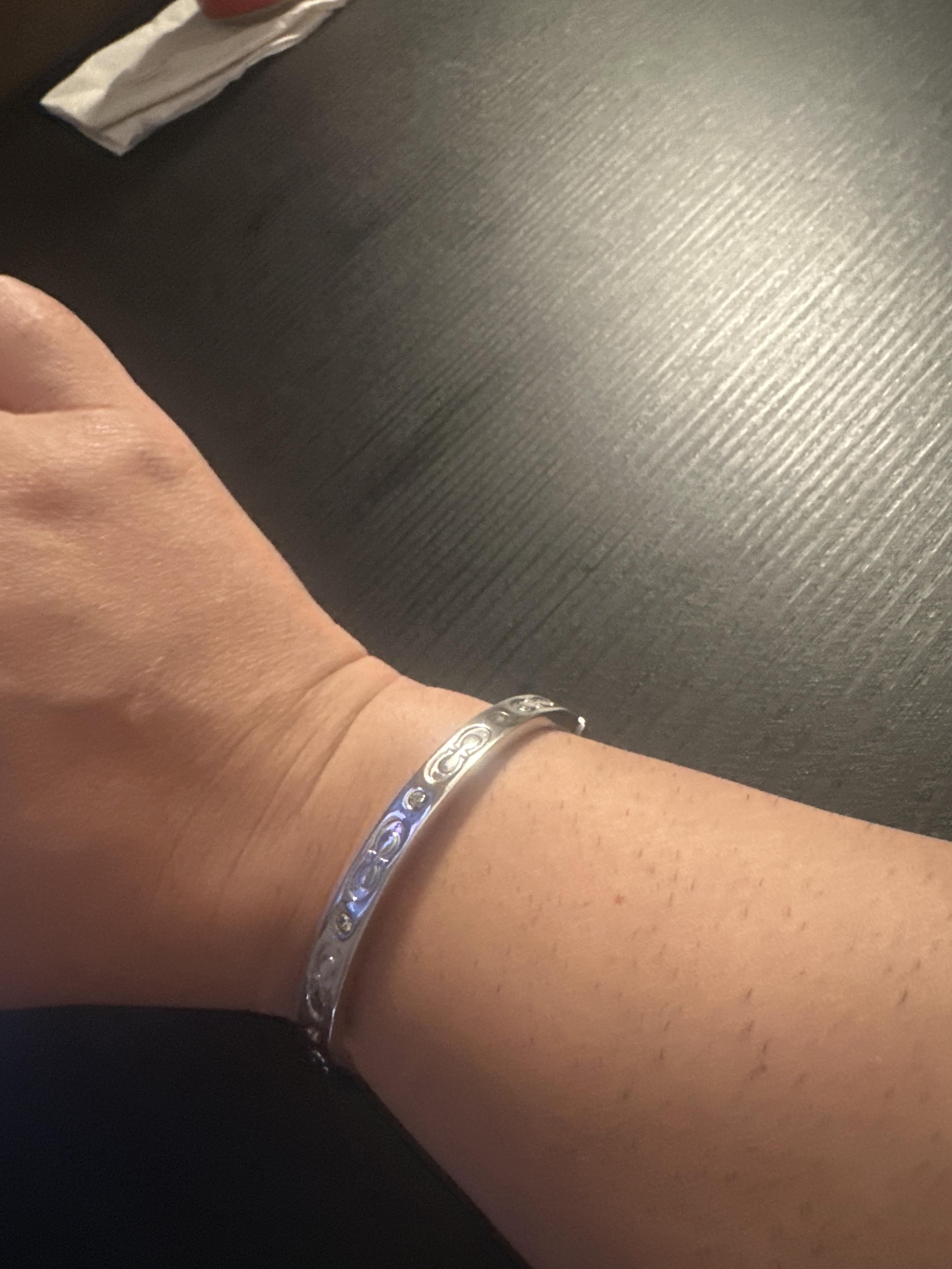 COACH® Outlet | Signature Hinged Bangle