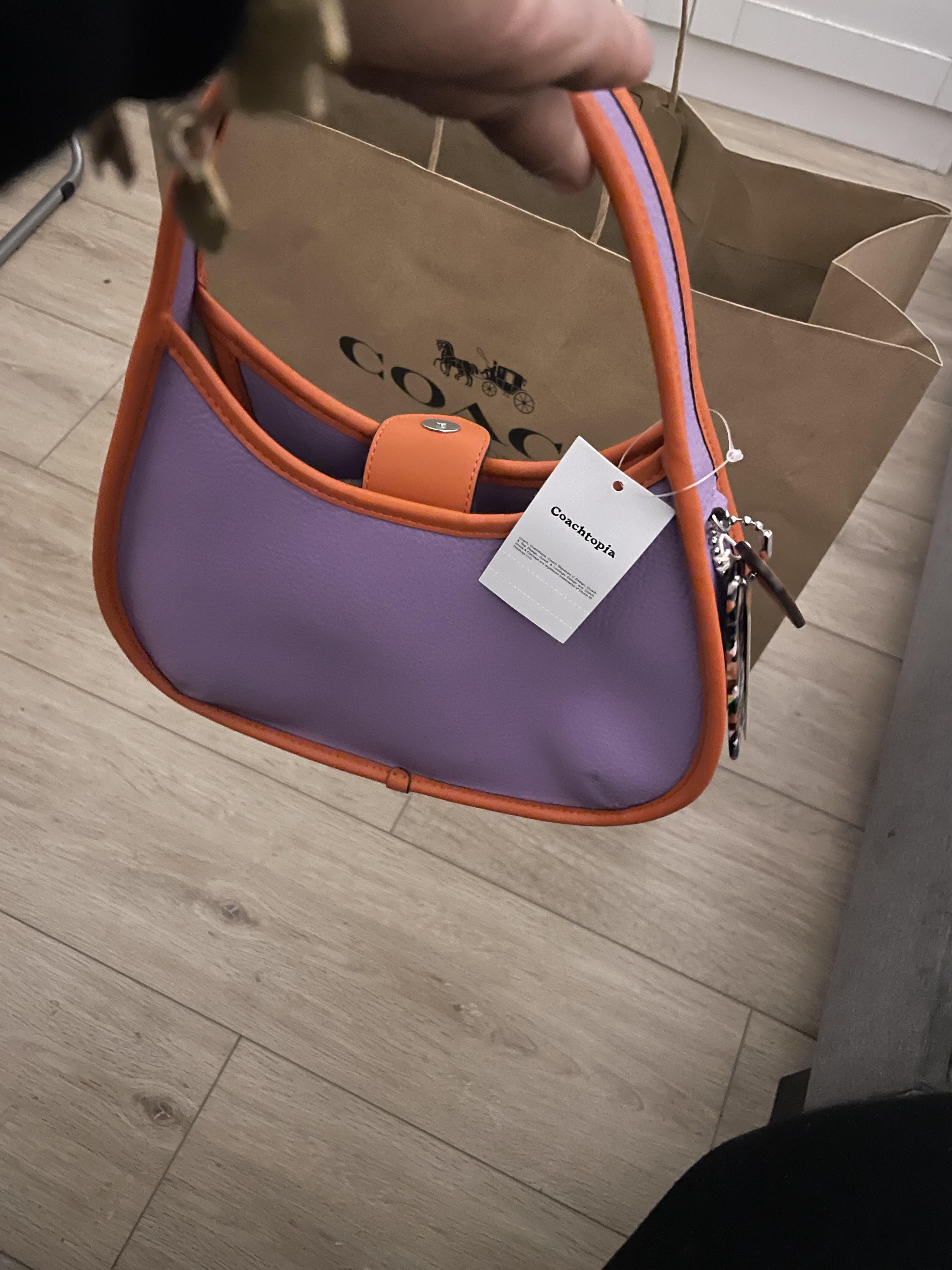 Ergo Bag In Wavy Stripe Upcrafted Leather | Coachtopia ™ Ergo Bag In Wavy Stripe Upcrafted Leather | Coachtopia ™