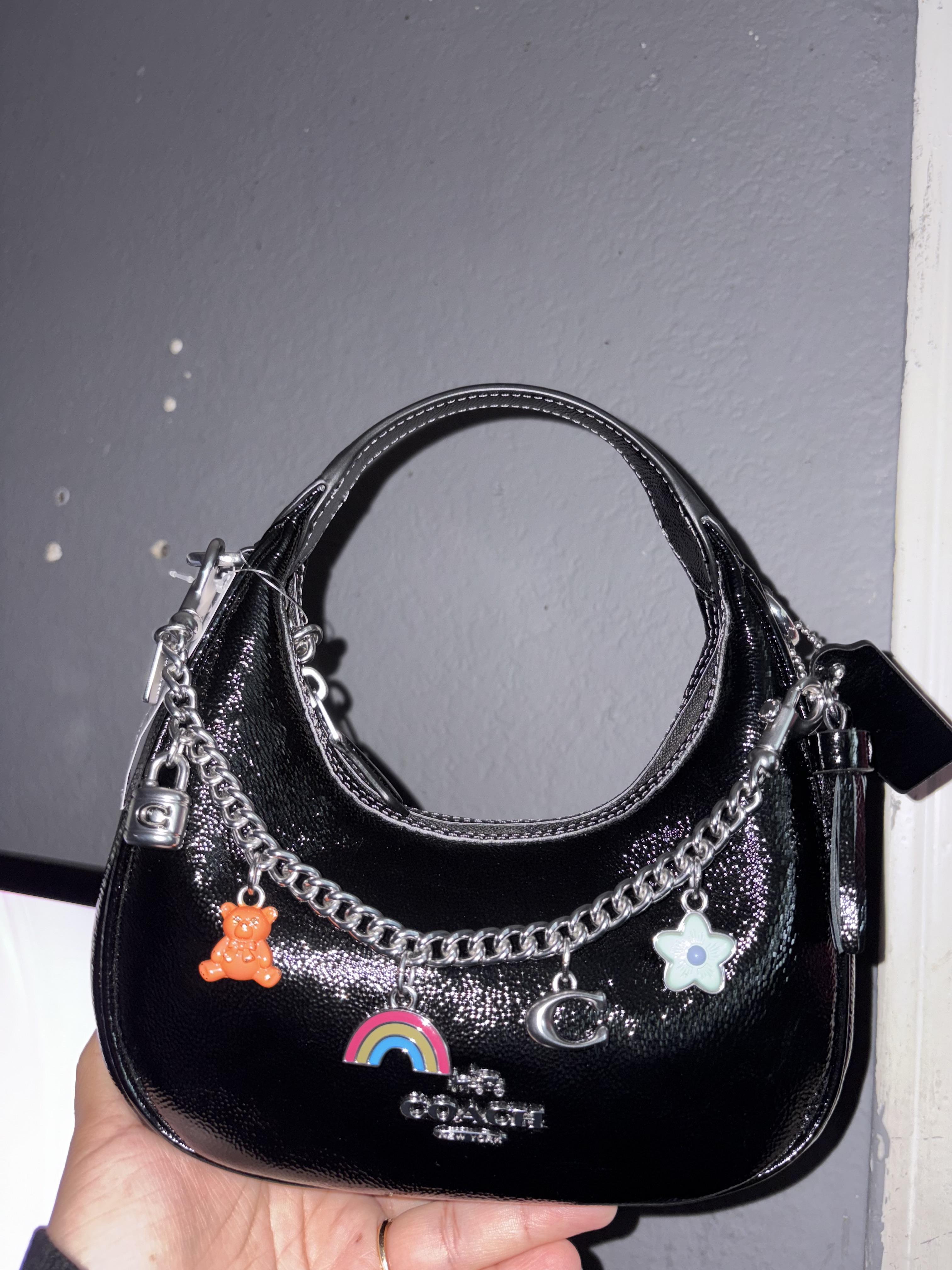 COACH◆シルバー スワッガー チェーン バッグ チャーム CW662 COACH◇シルバー スワッガー チェーン バッグ チャーム CW662