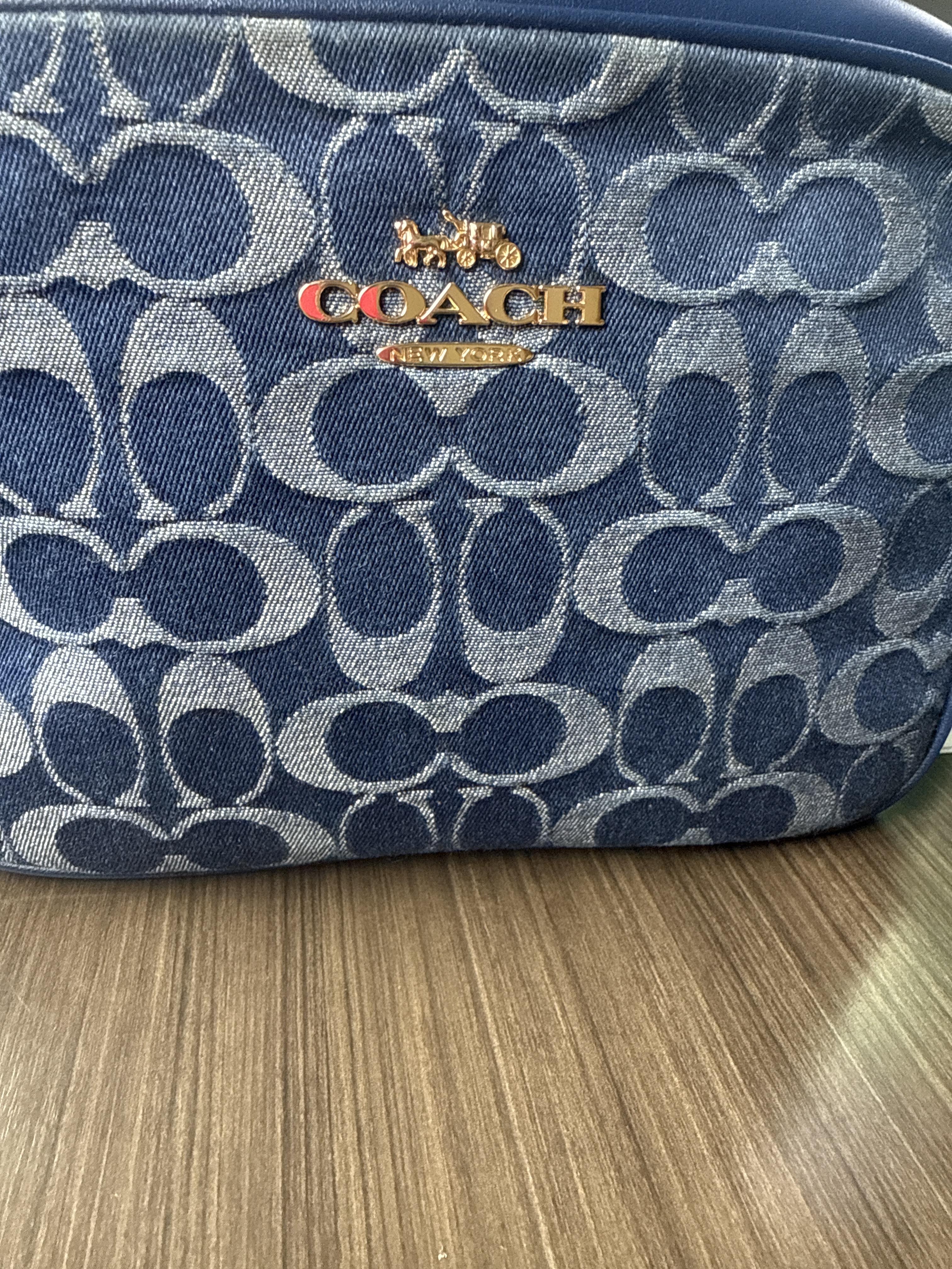 【Coach】Mini Jamie Camera Bag/Denim NWT COACH CA732 Mini Jamie Camera Bag Signature Denim