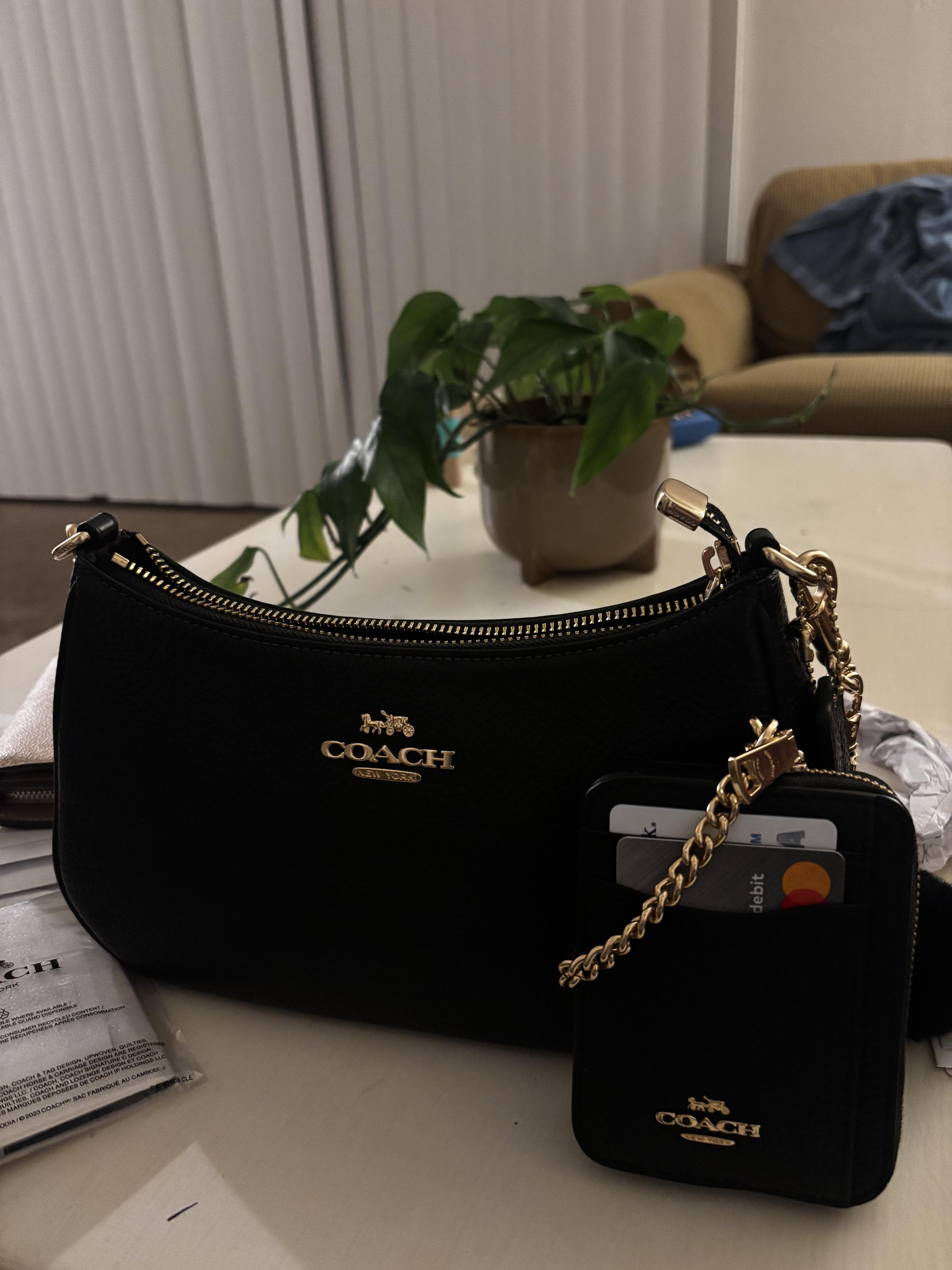 COACH® Outlet | Zip Card Case In Signature Canvas