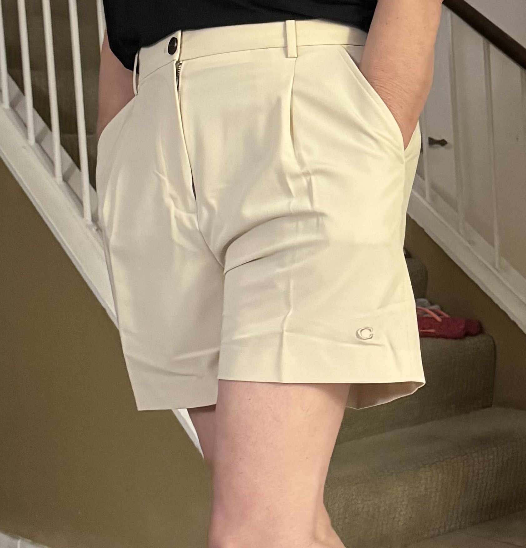 [RRACE] / ☆ Tailored Shorts Pants / Ivory ZR IVORY WAISTCOAT X SHORTS SUIT SET - Debrasgrace