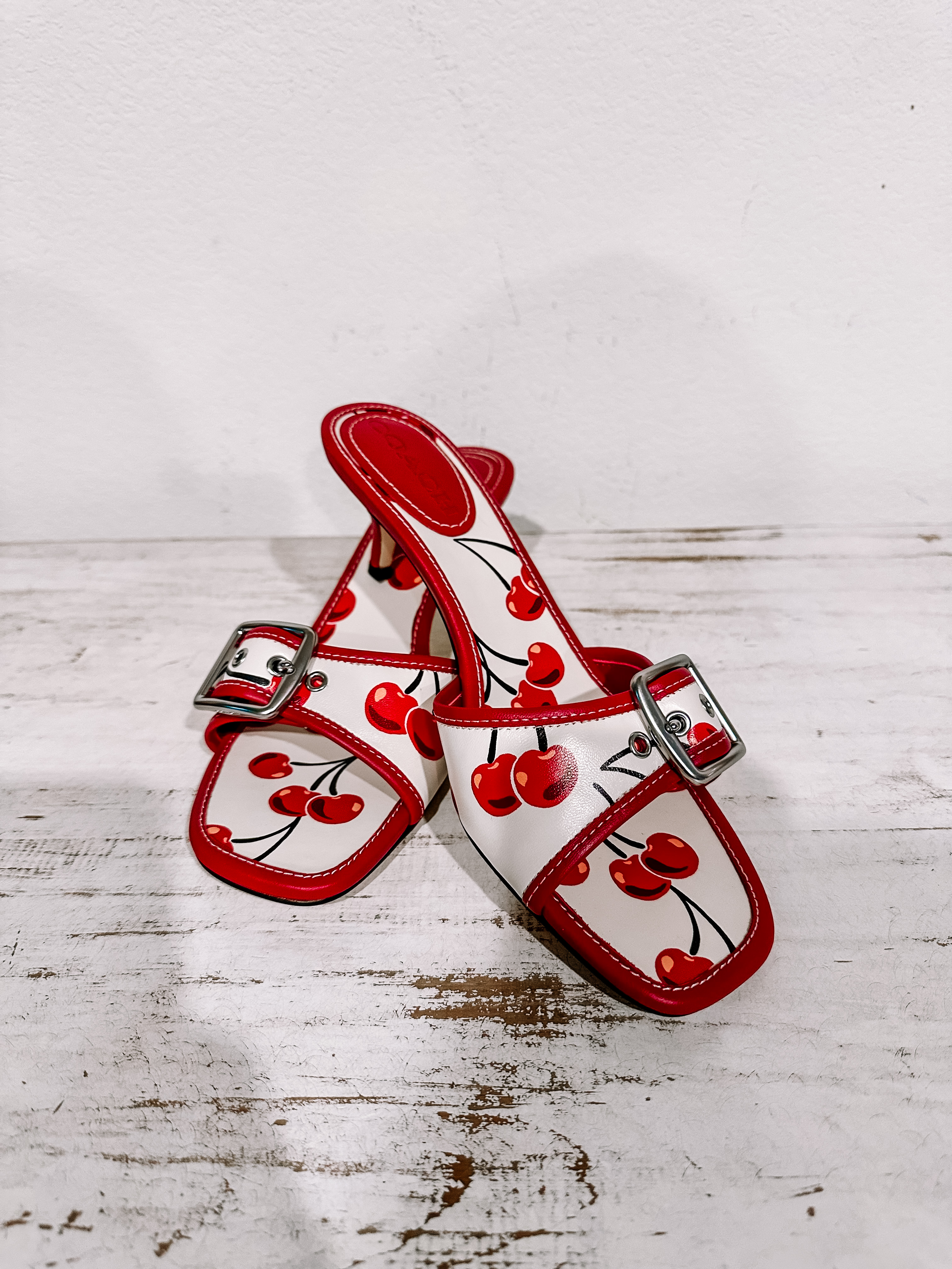 COACH® Outlet | Margot Sandal With Cherry Print