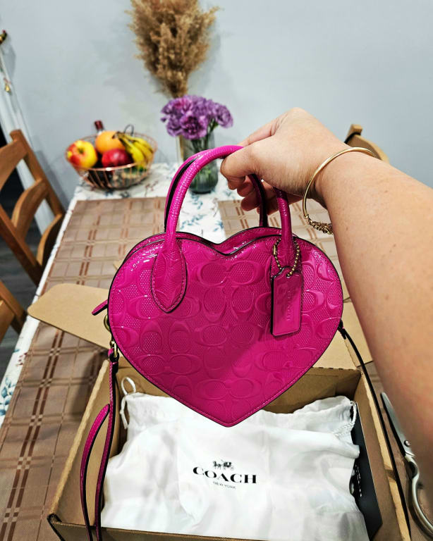 COACH® Outlet | Heart Bag In Signature Leather