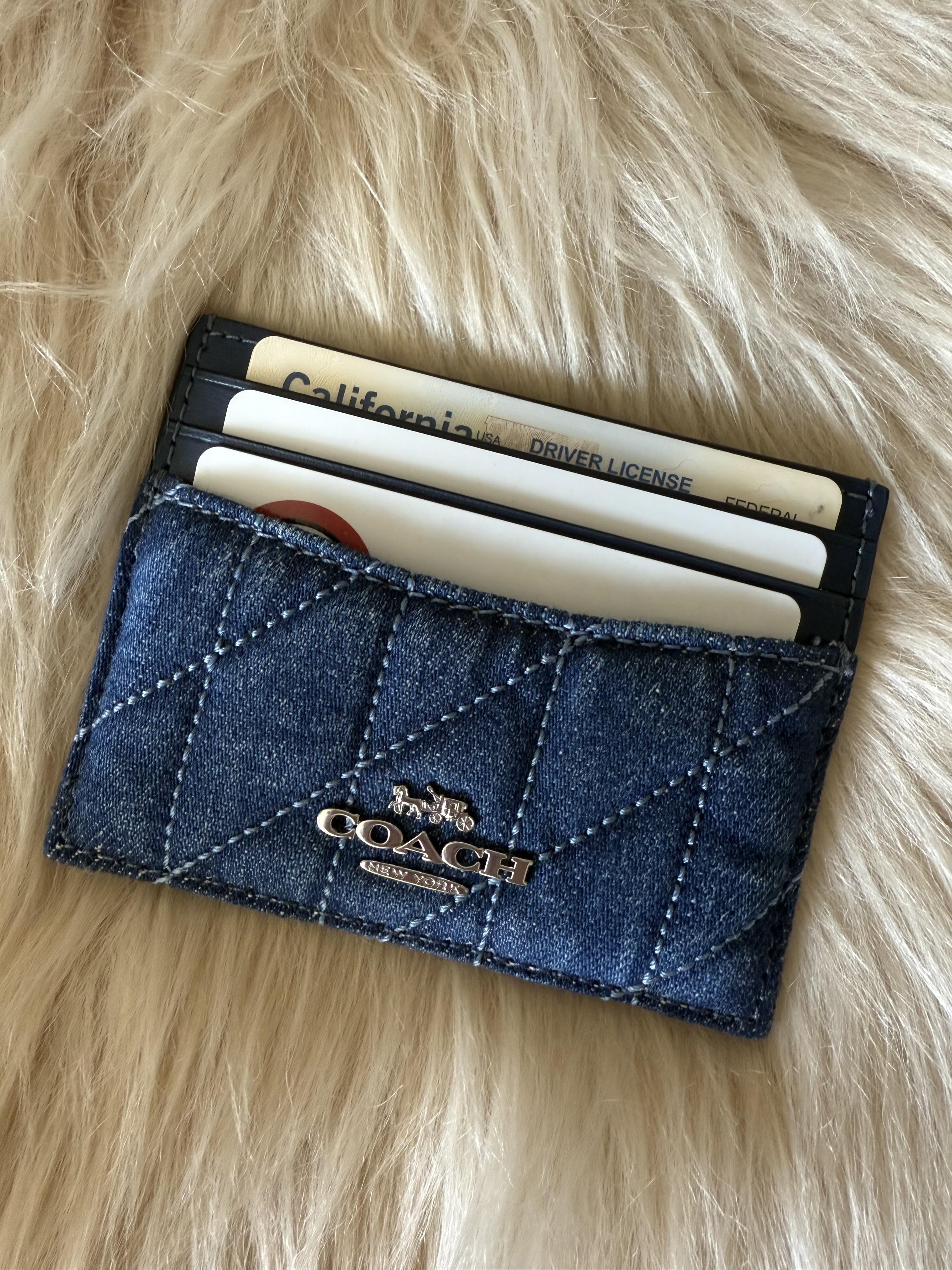 COACH® Outlet | Slim Id Card Case In Signature Canvas