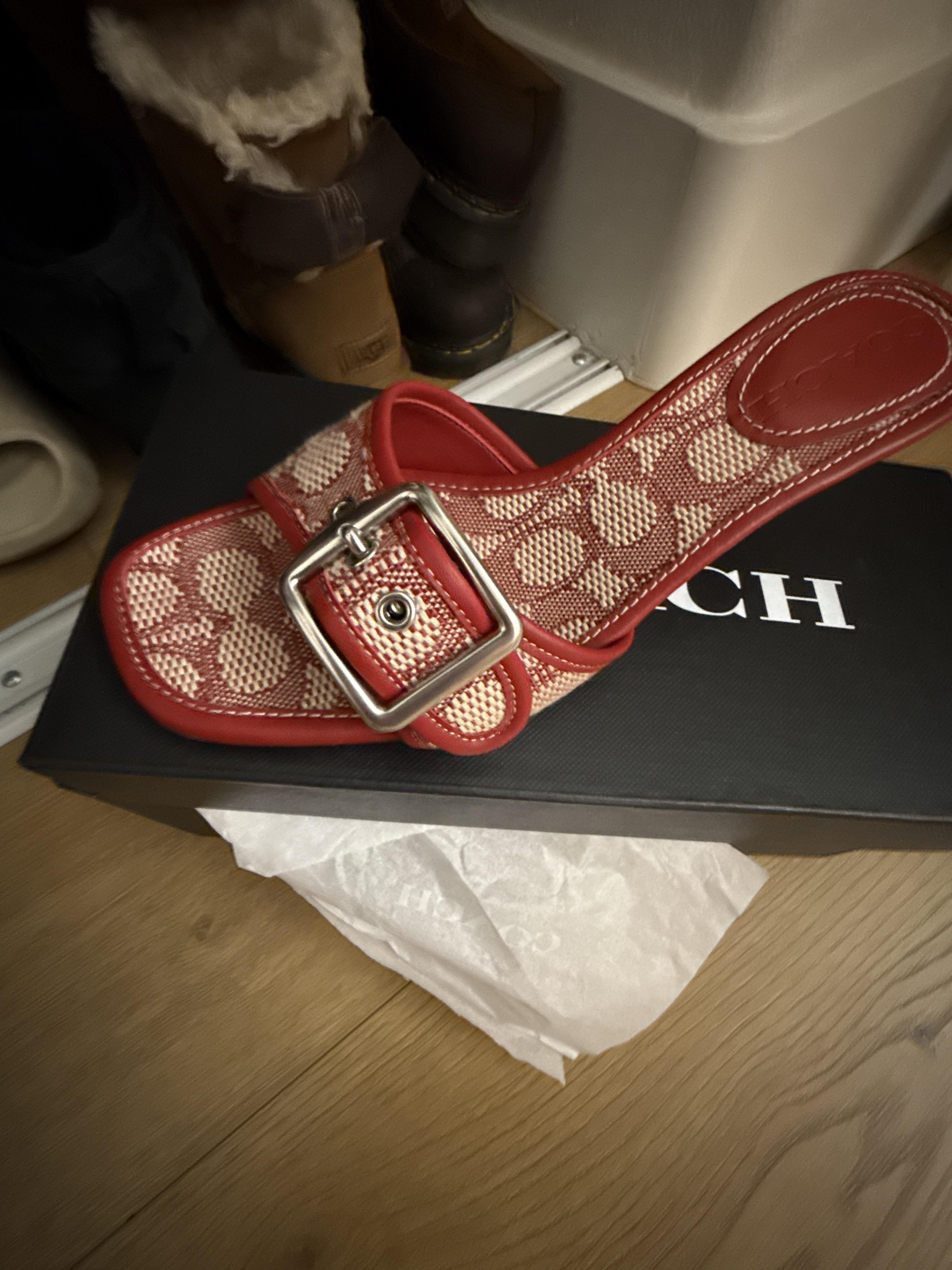 COACH® Outlet | Margot Sandal With Cherry Print