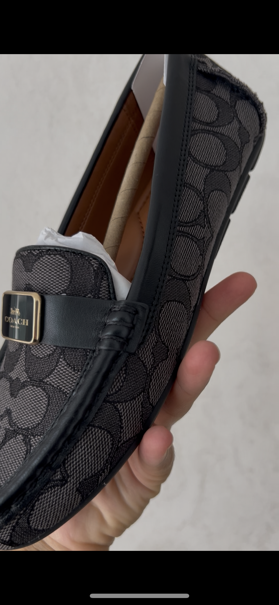【送料無料】COACH コーチ モナ ドライバー ローファー チョーク 24cm 送料無料】COACH コーチ モナ ドライバー ローファー チョーク