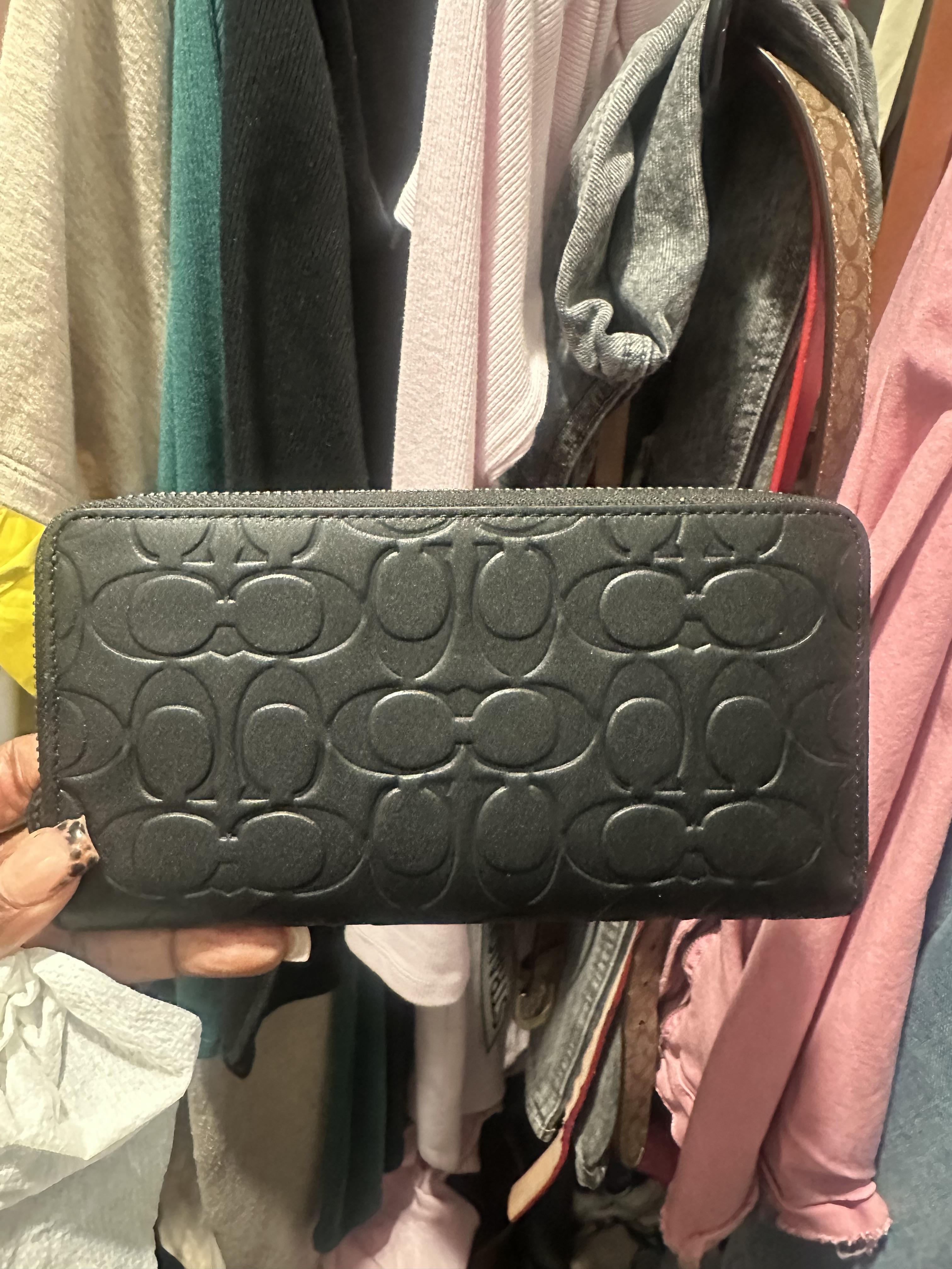 COACH® Outlet | Accordion Wallet In Signature Canvas