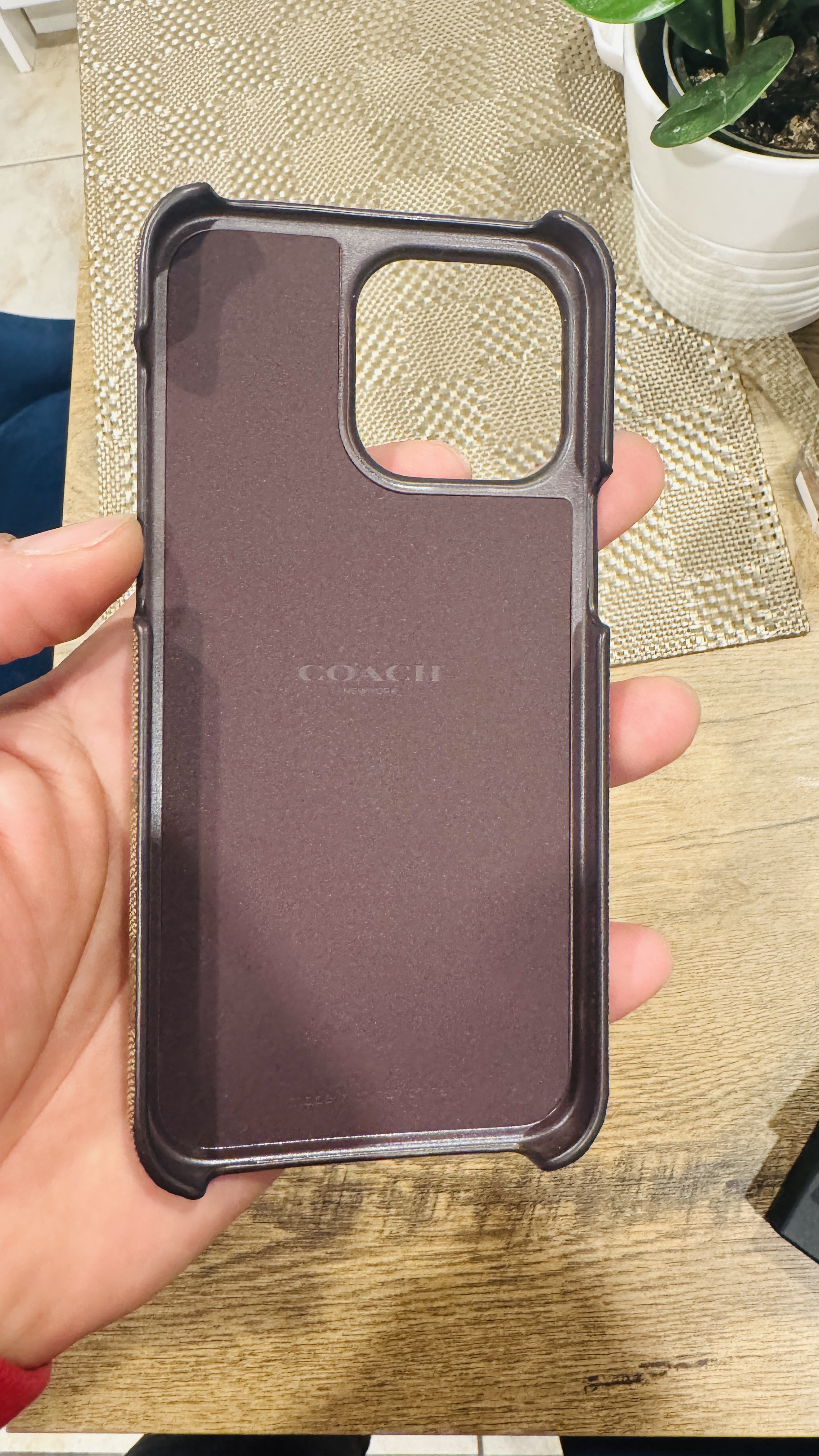 COACH® Outlet | Iphone 15 Pro Max Case In Signature Canvas