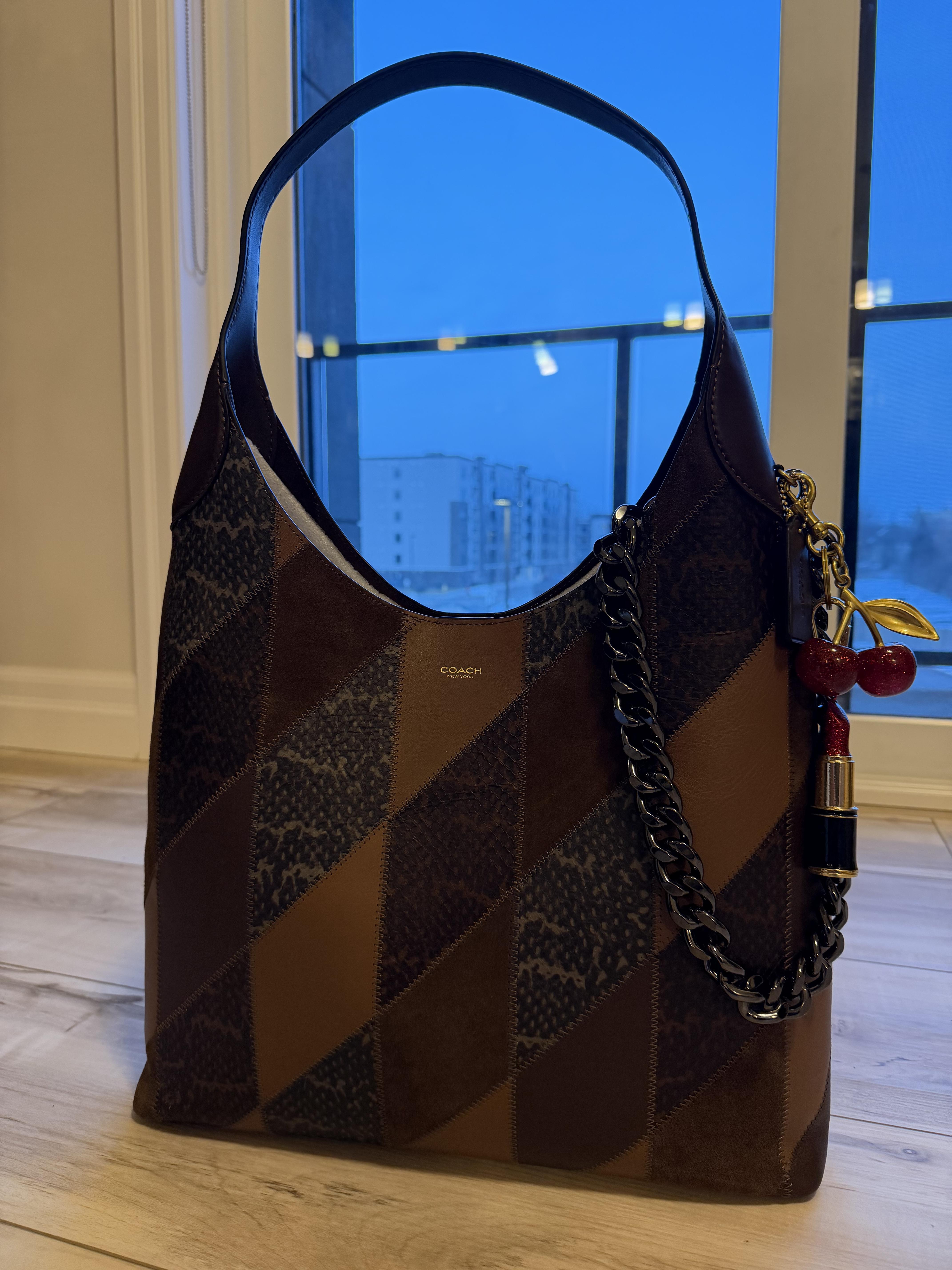 COACH® Outlet | Brooklyn Shoulder Bag 39 With Snakeskin Patchwork