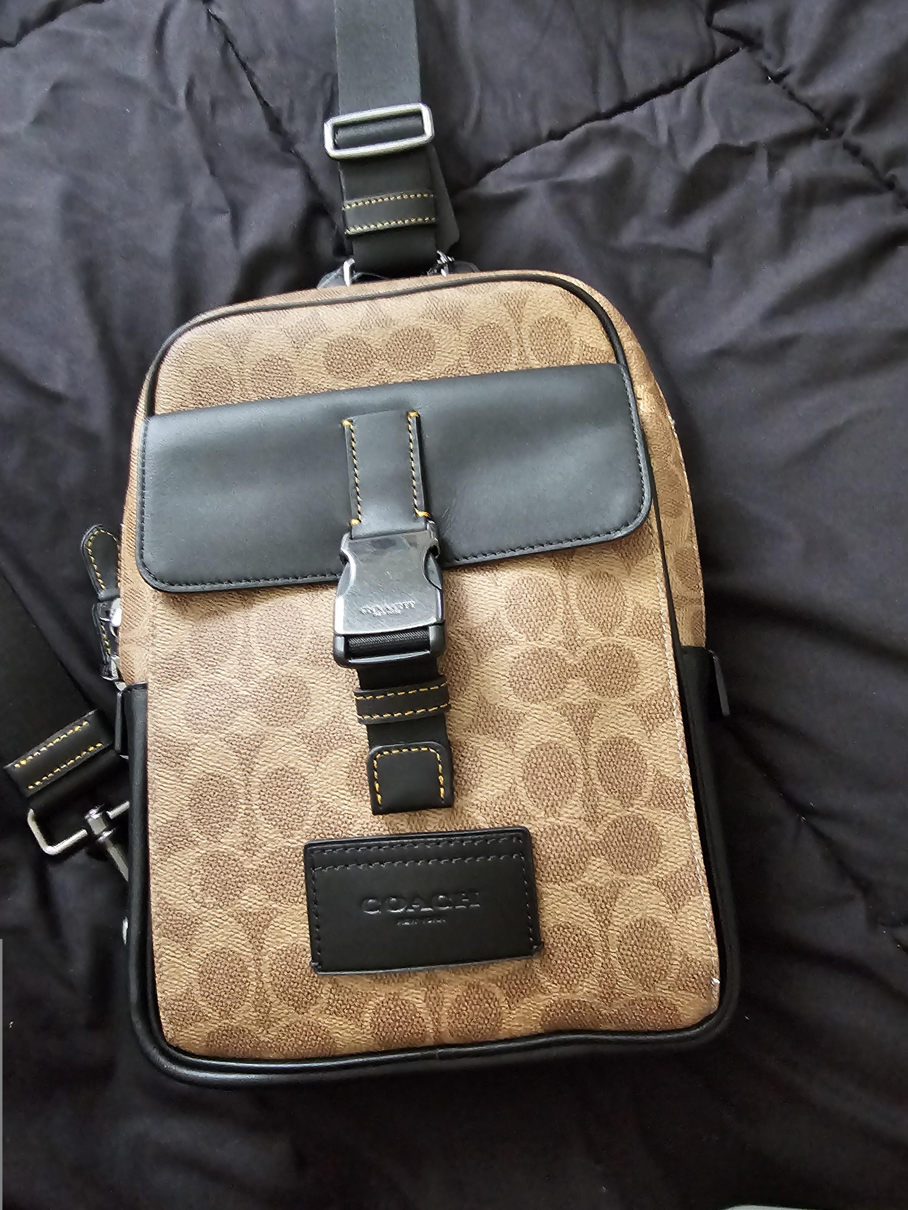 COACH® Outlet | Track Pack In Signature Canvas