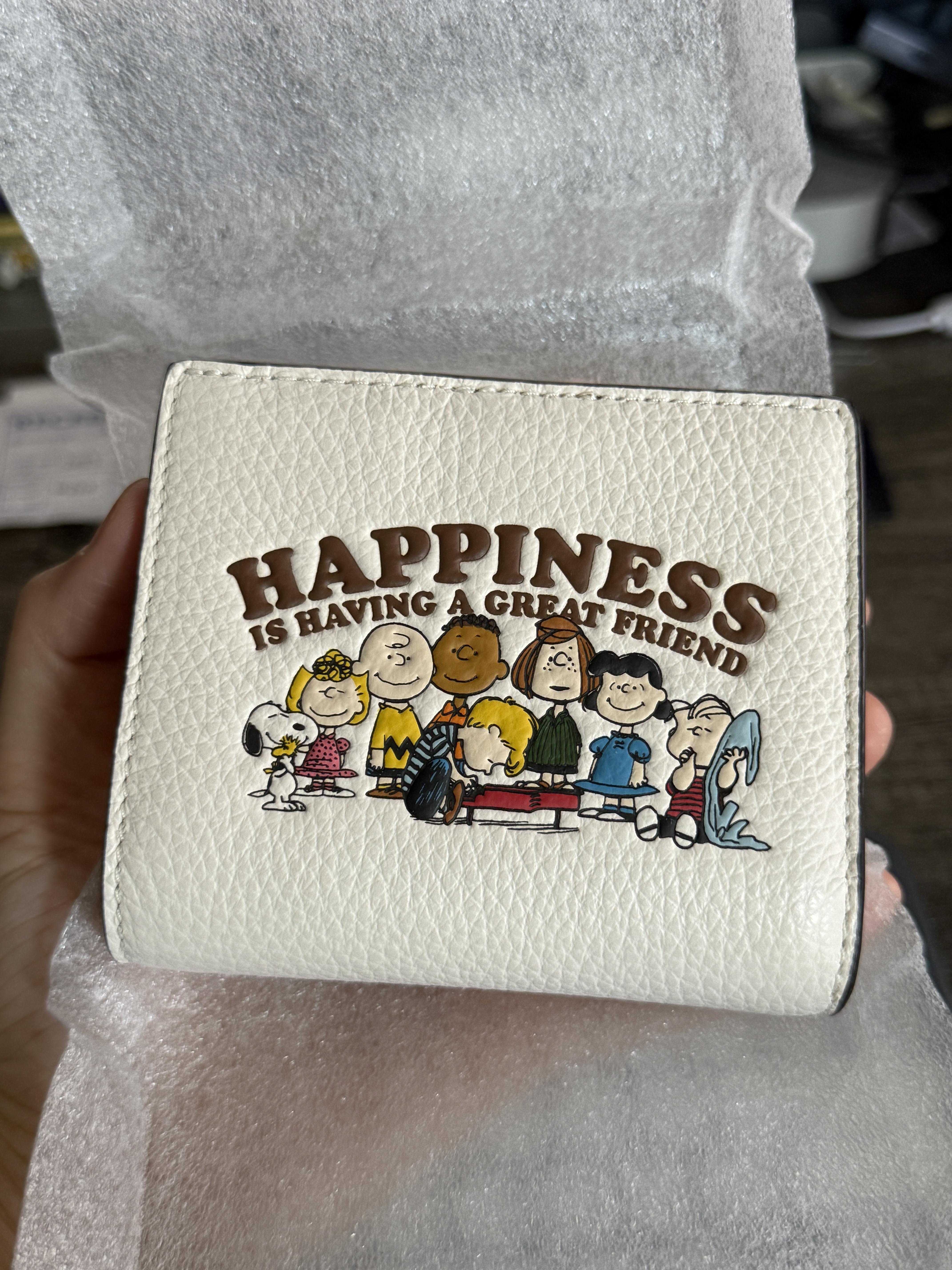 限定【COACH X PEANUTS】スナップ ウォレット・ライナス CBN91 COACH コーチ X PEANUTS CBN91 スナップ ウォレット ライナス