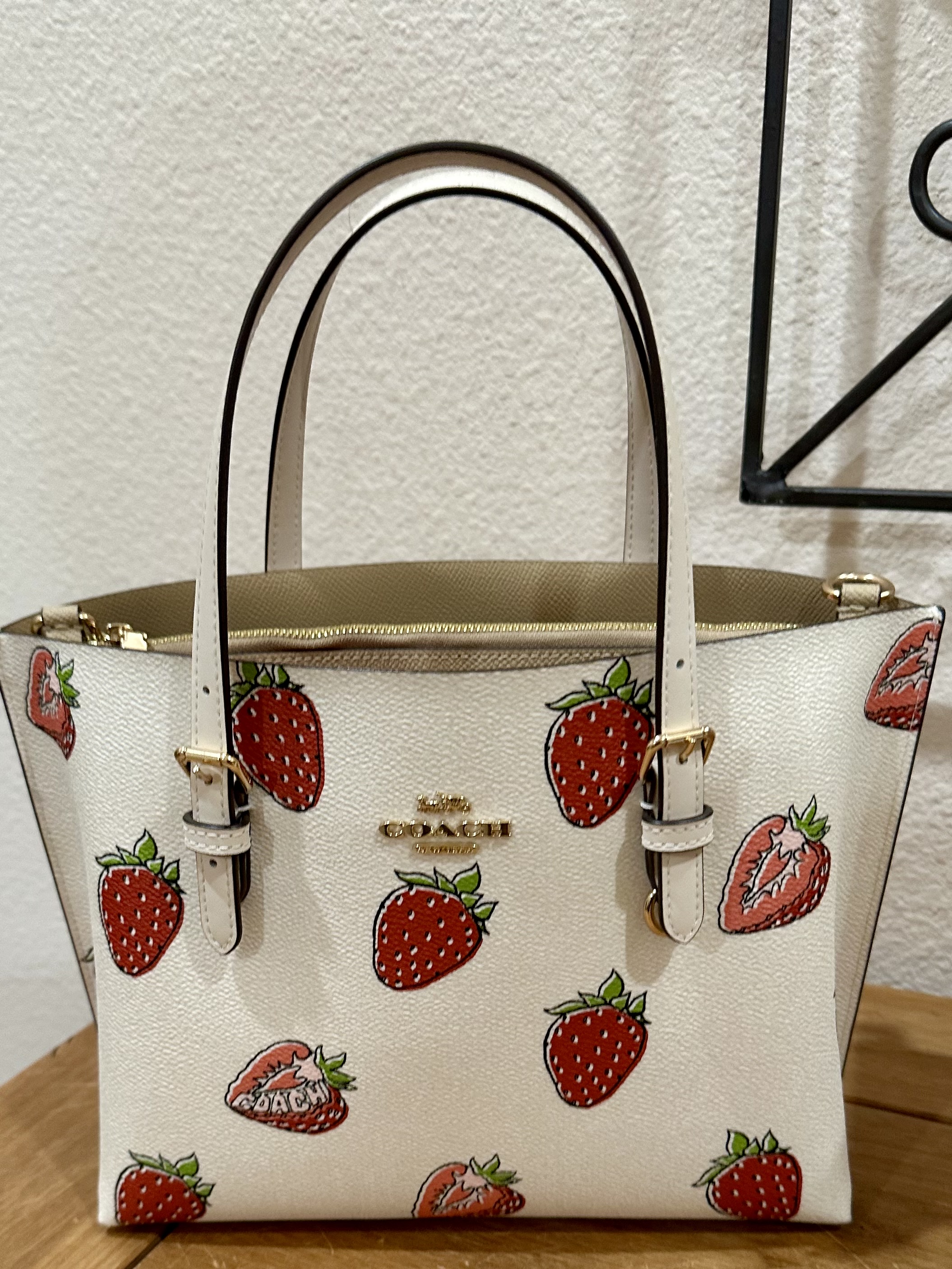 【春にピッタリ★Coach★Mollie Tote Bag 25 Strawberry Print】 s-l1200.jpg