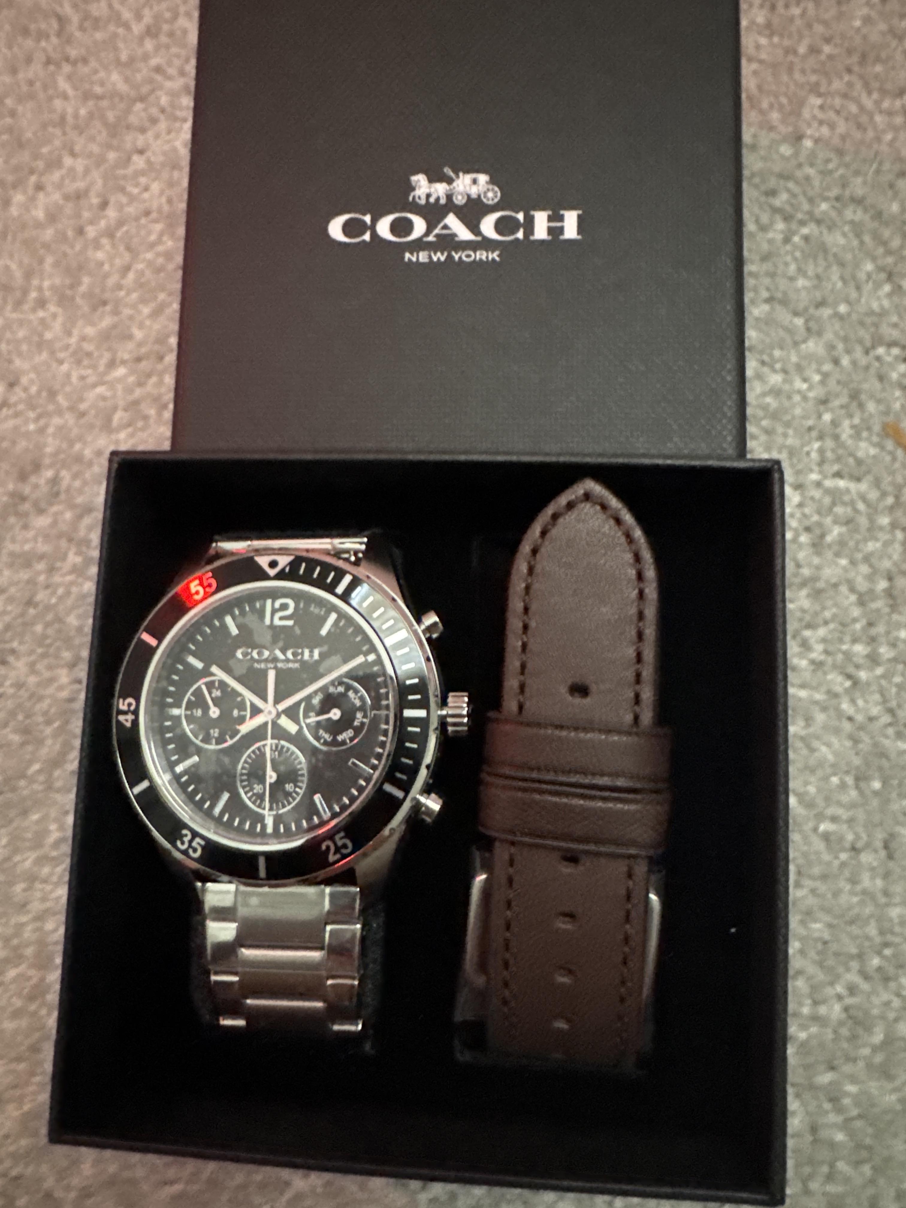 COACH コール ウォッチ ギフト セット 44MM ギフトにも】COACH コール ウォッチ ギフト セット・44MM