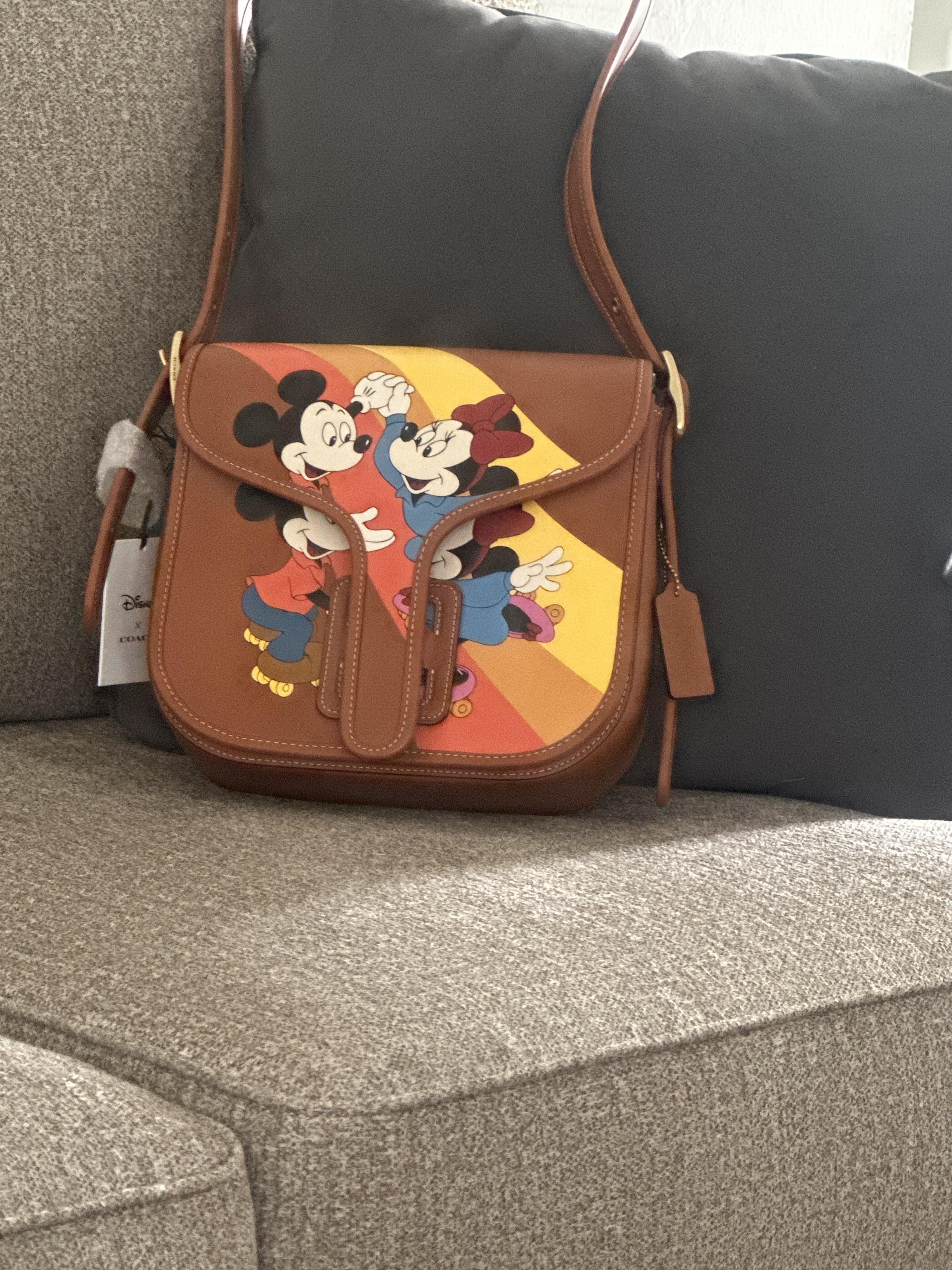 COACH® Outlet | Disney X Coach Courier Bag With Mickey Mouse