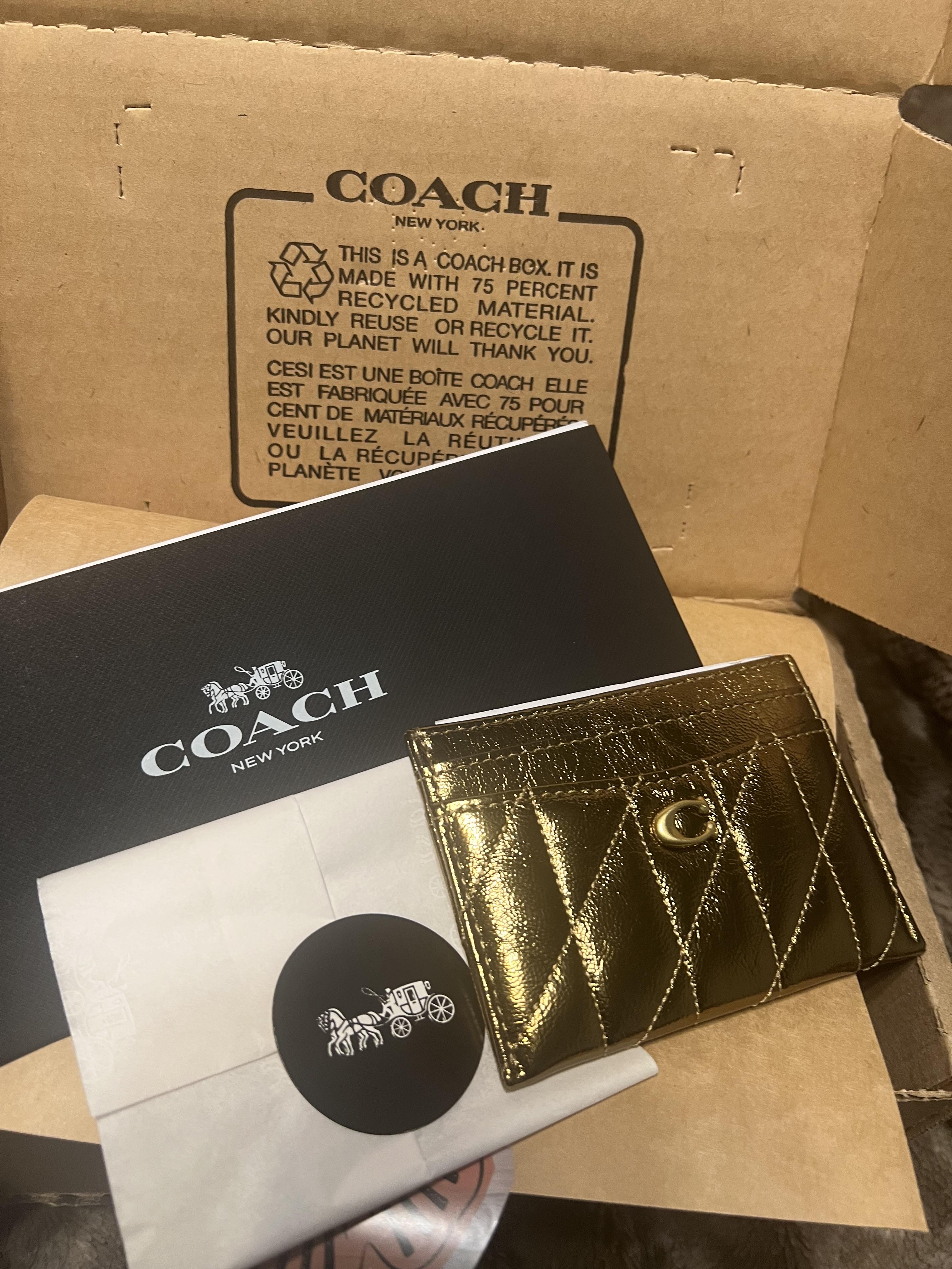 COACH® Outlet | Essential Card Case With Pillow Quilting